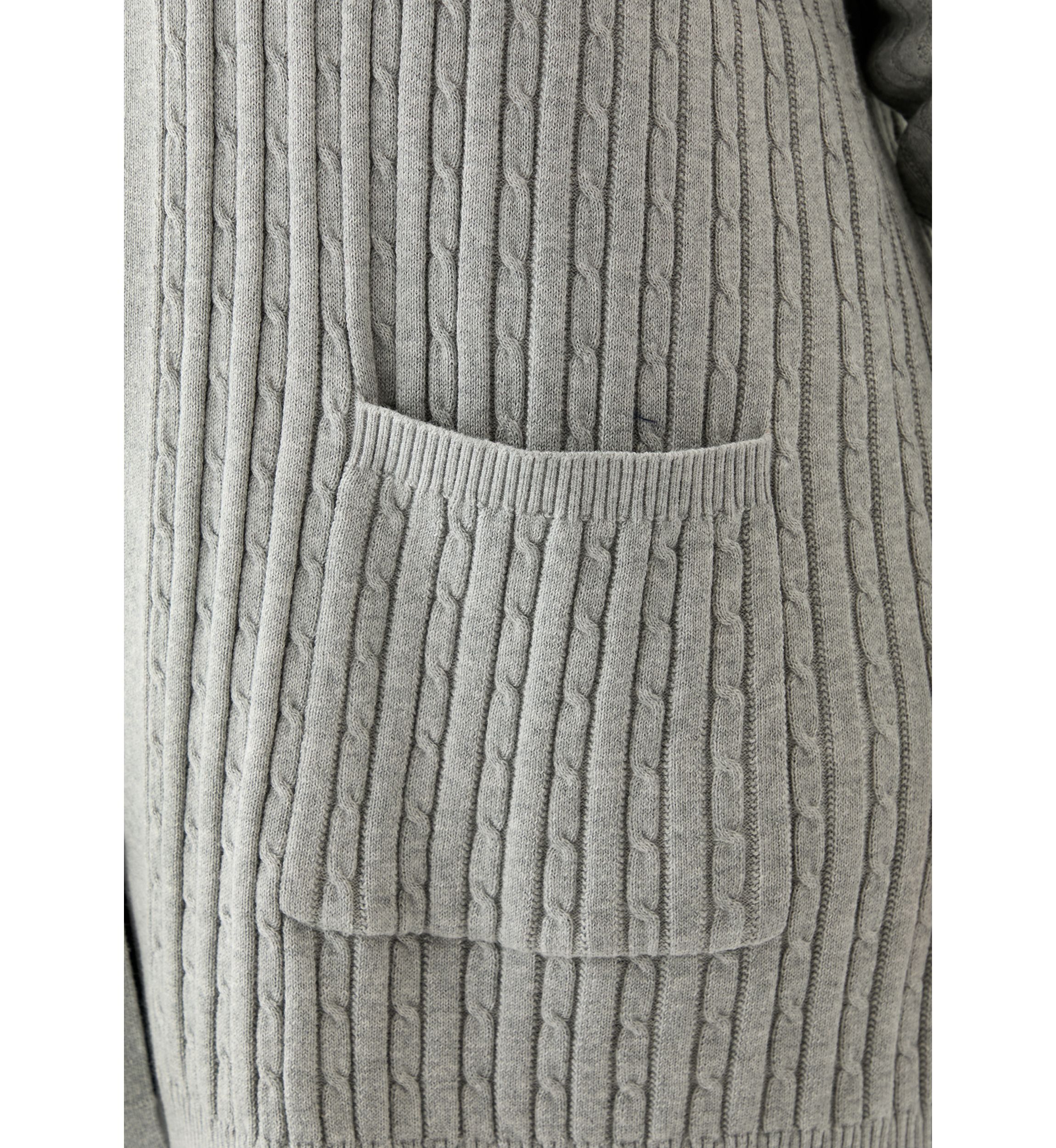 Plus Size Cable Cardigan