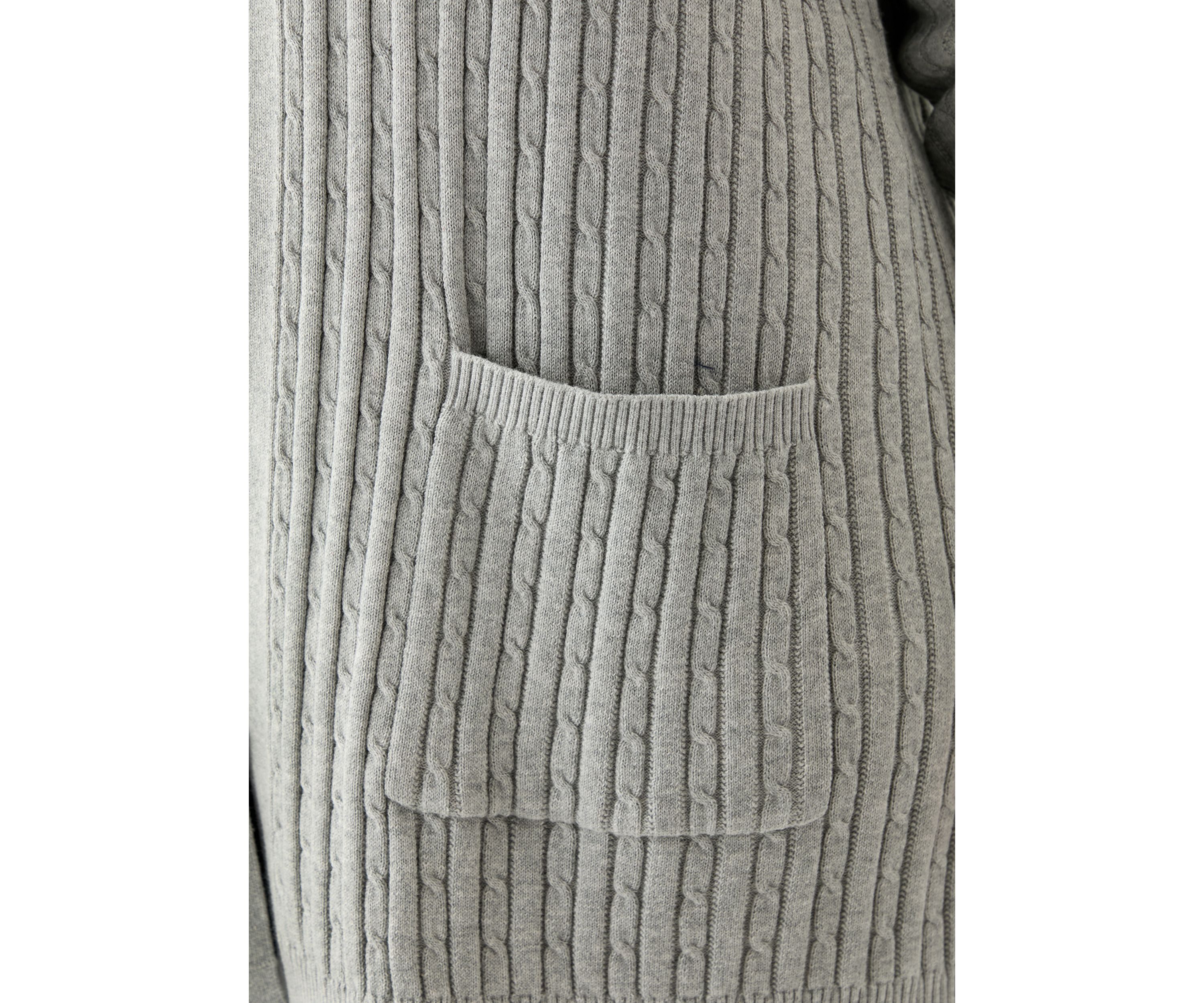 Plus Size Cable Cardigan