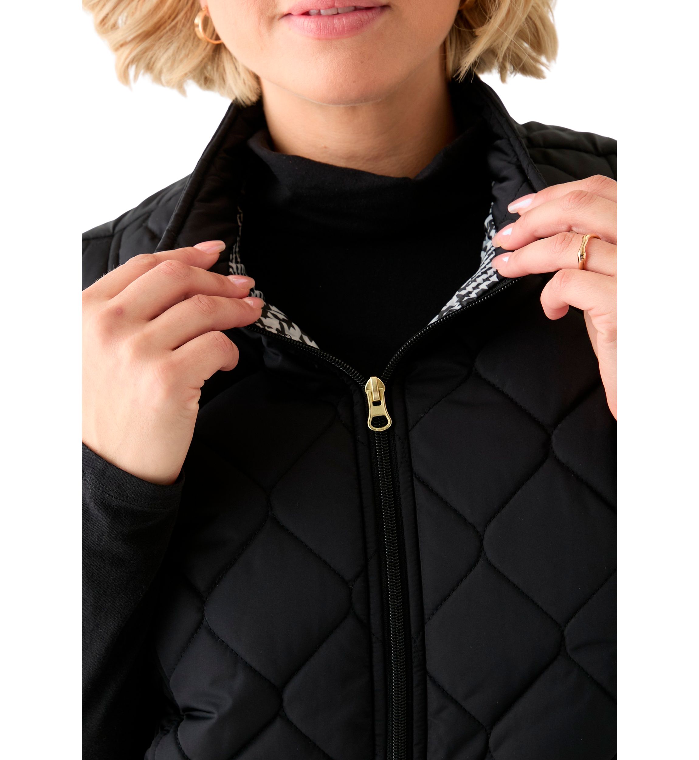 Plus Size Side Rib Solid Vest 