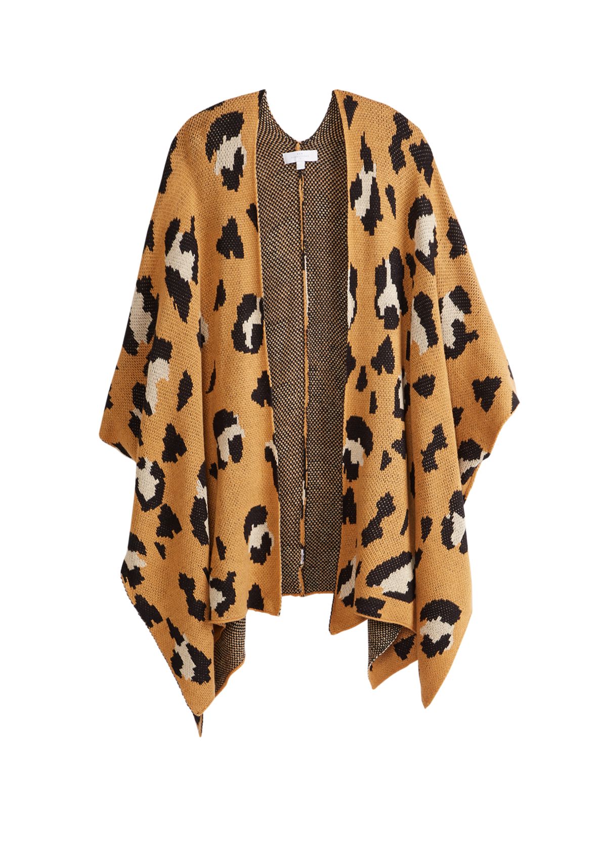 Womens Drape Jacquard Cardigan