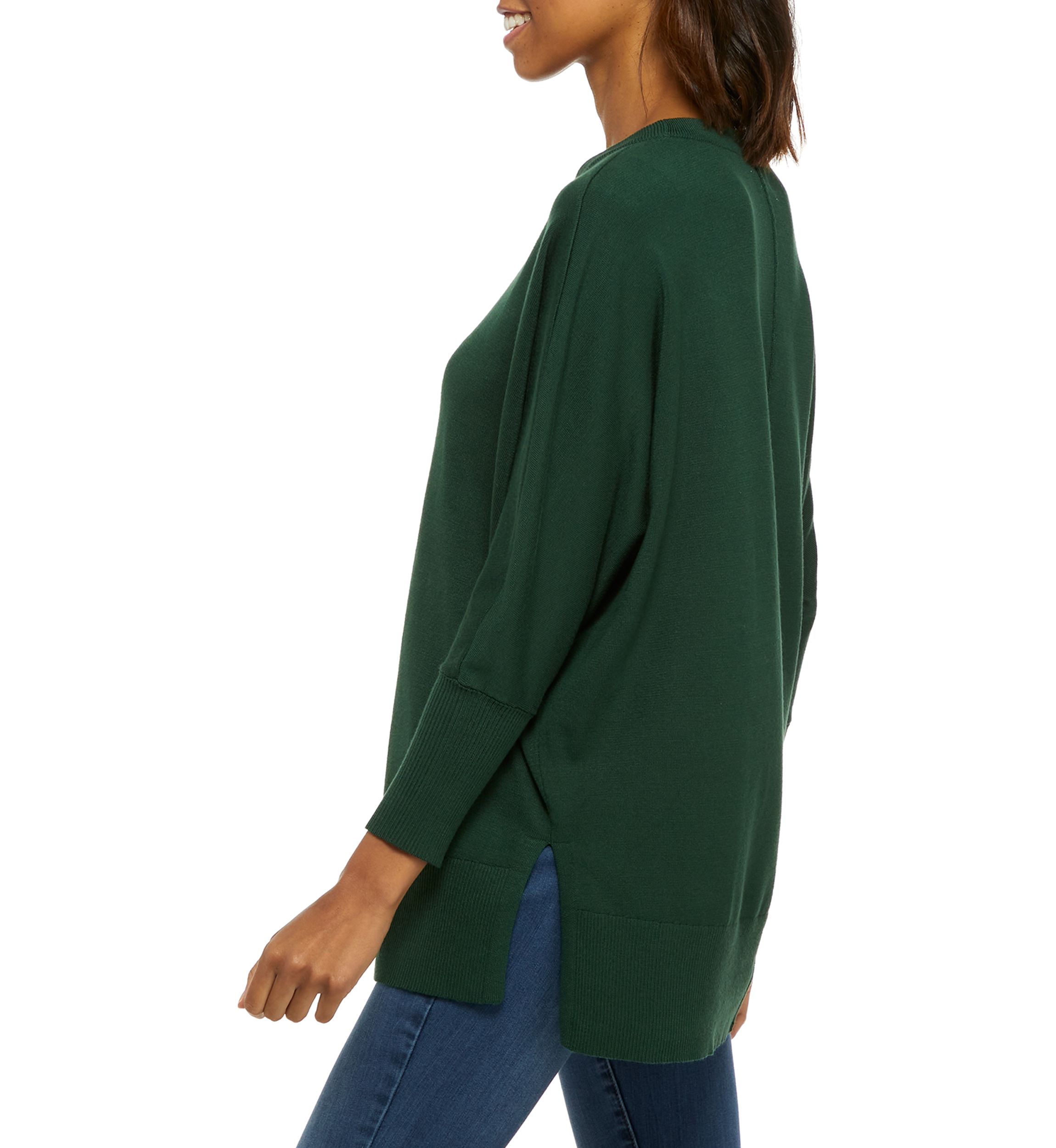  Flyaway Dolman Sleeve Sweater 