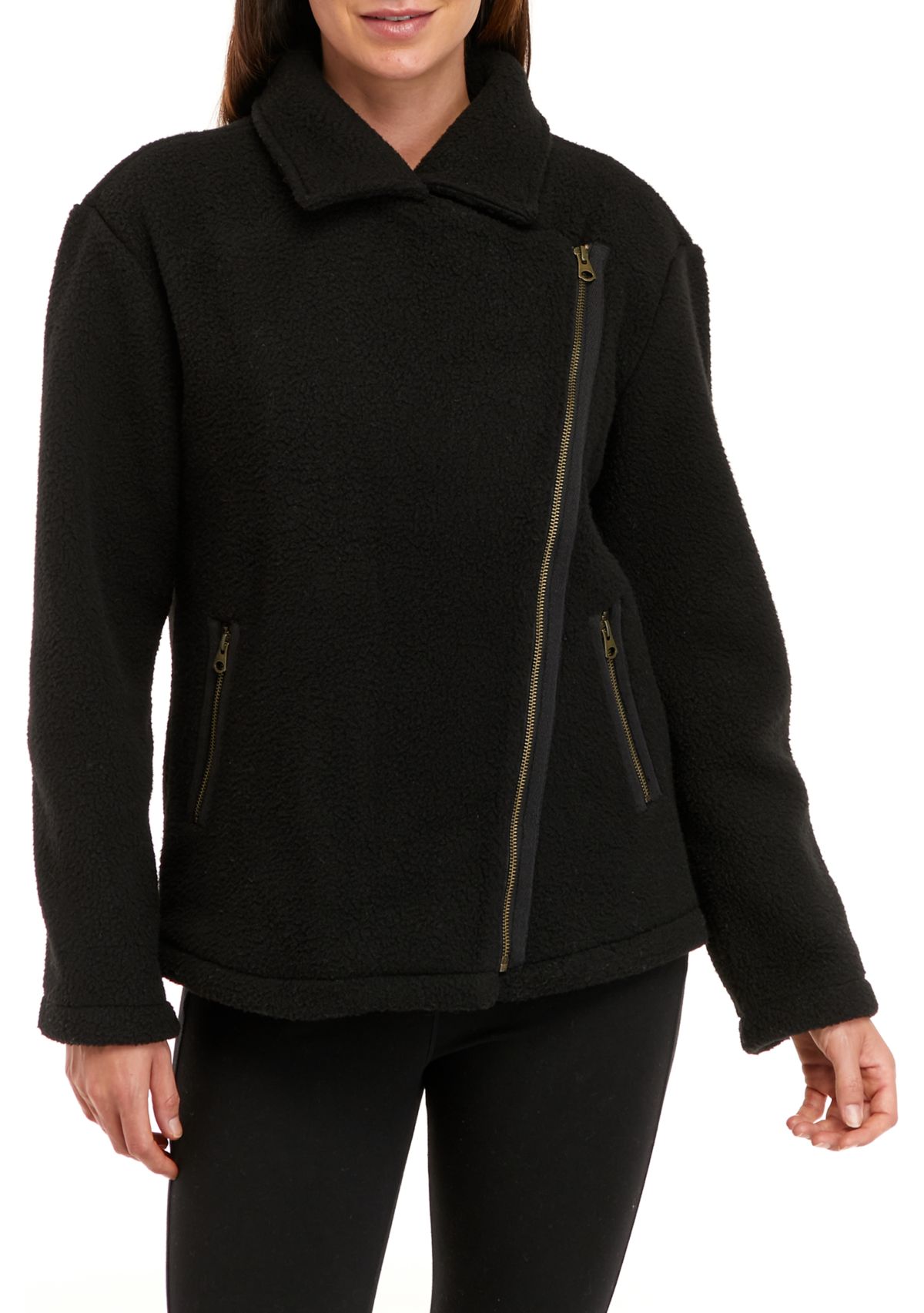 Womens Sherpa Moto Jacket