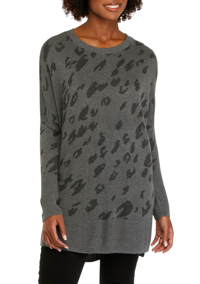 Womens Dolman Sleeve Crew Neck Sweater 