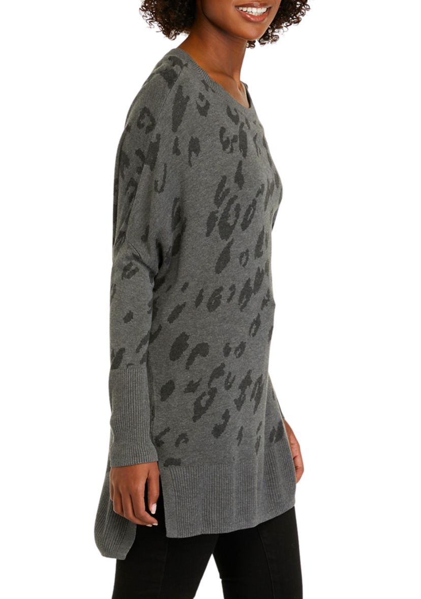 Womens Dolman Sleeve Crew Neck Sweater 