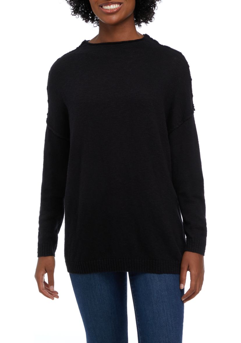 Womens Funnel Neck Sweater