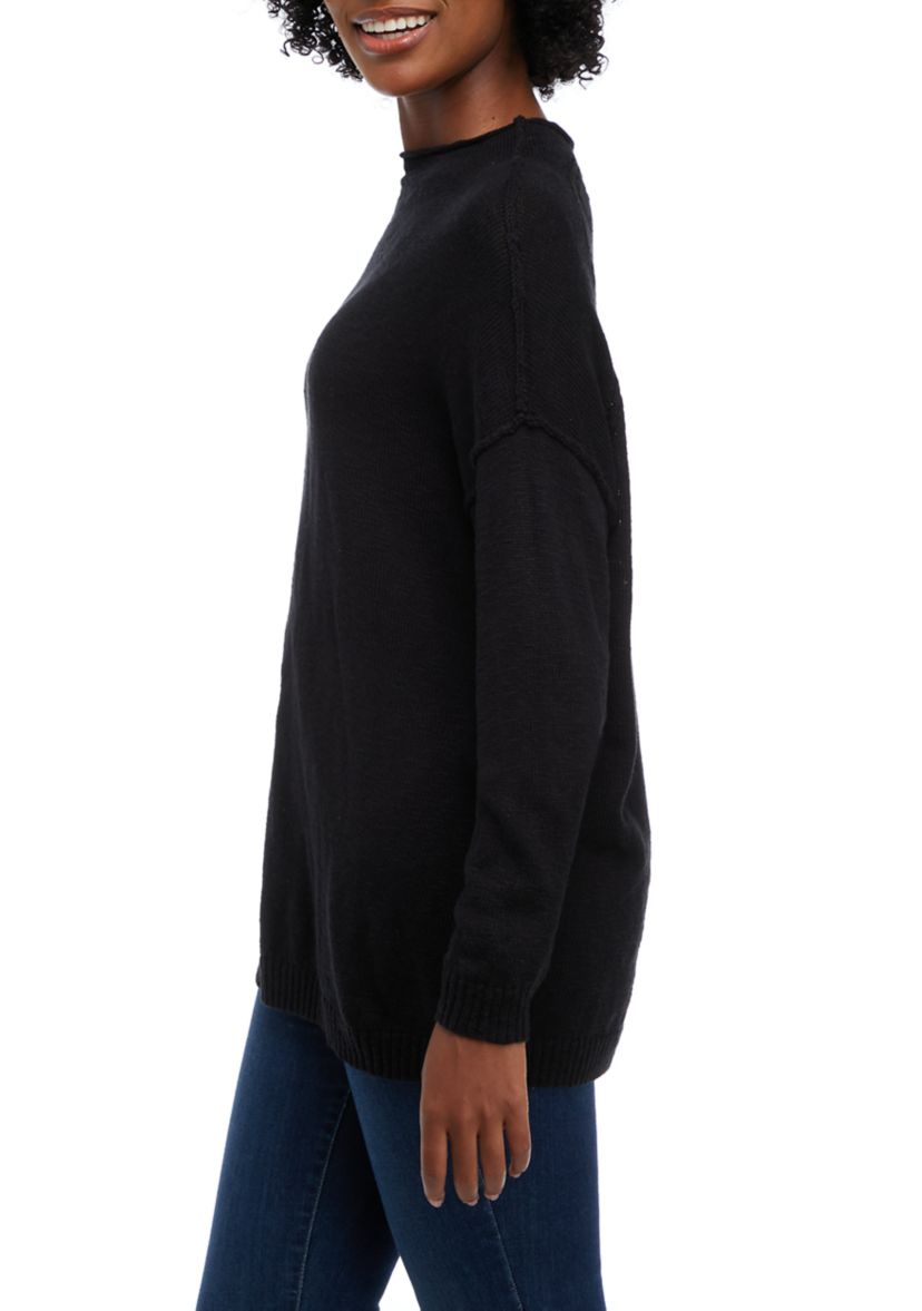 Womens Funnel Neck Sweater