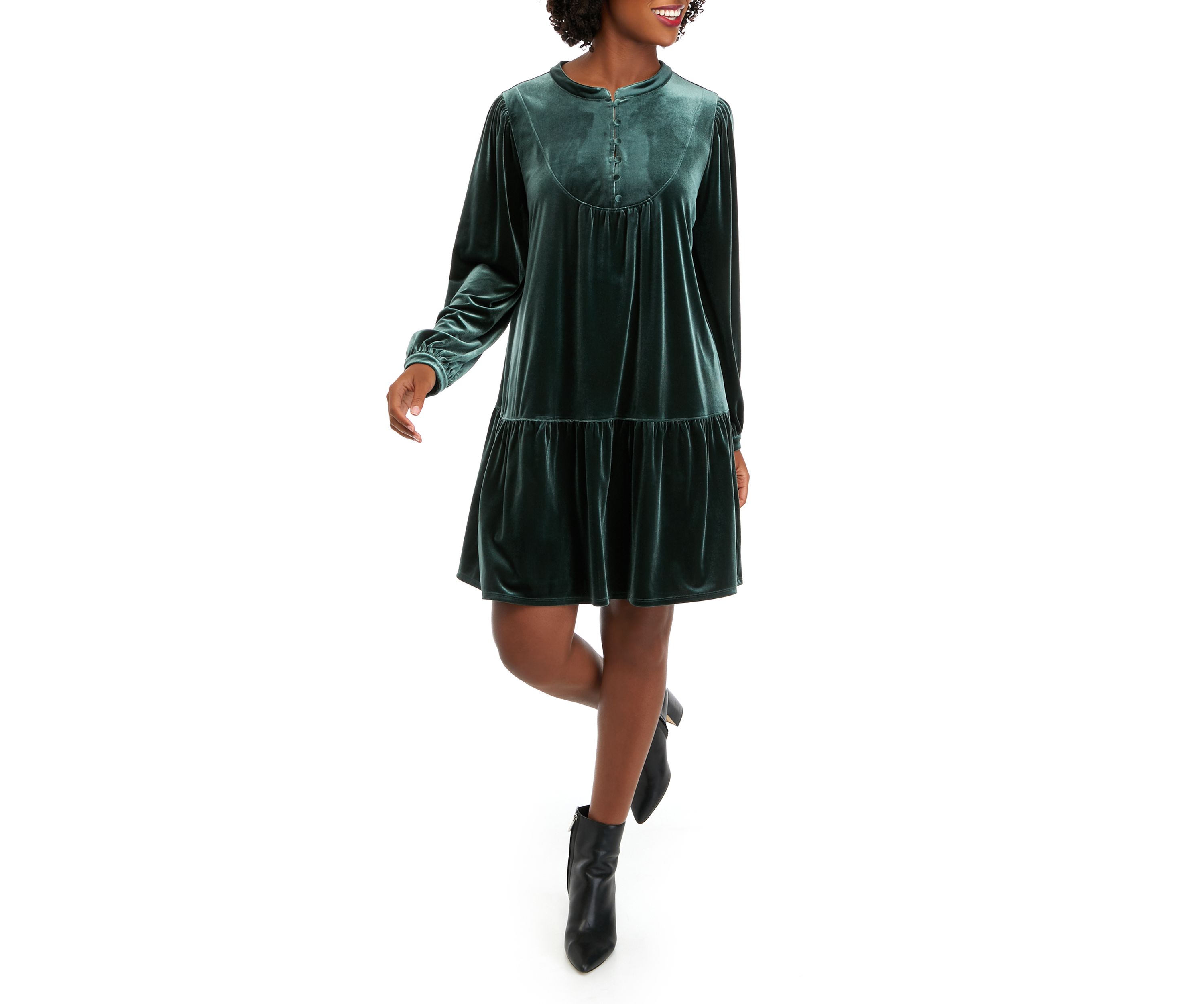 Womens Velvet Party Dress