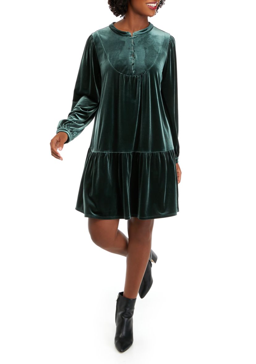 Womens Velvet Party Dress