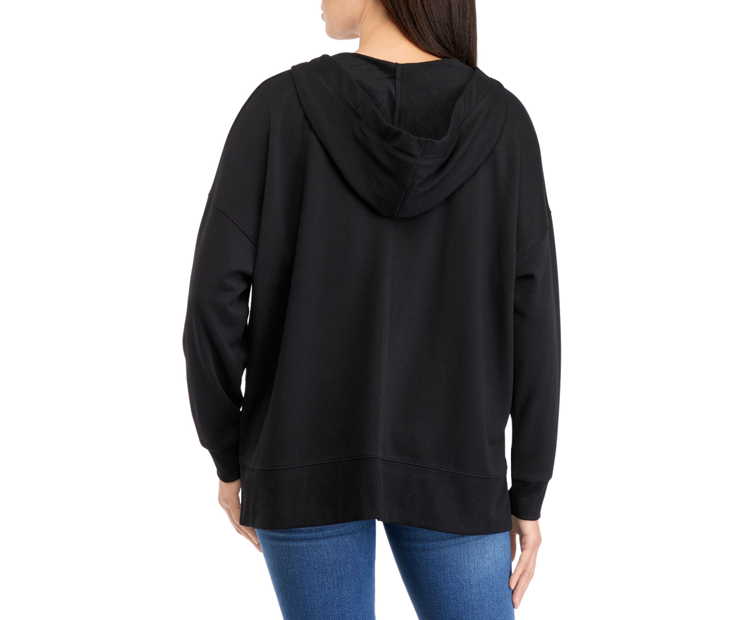 Womens Split Neck Hoodie