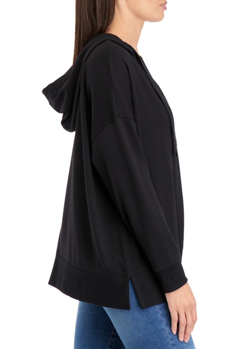 Womens Split Neck Hoodie