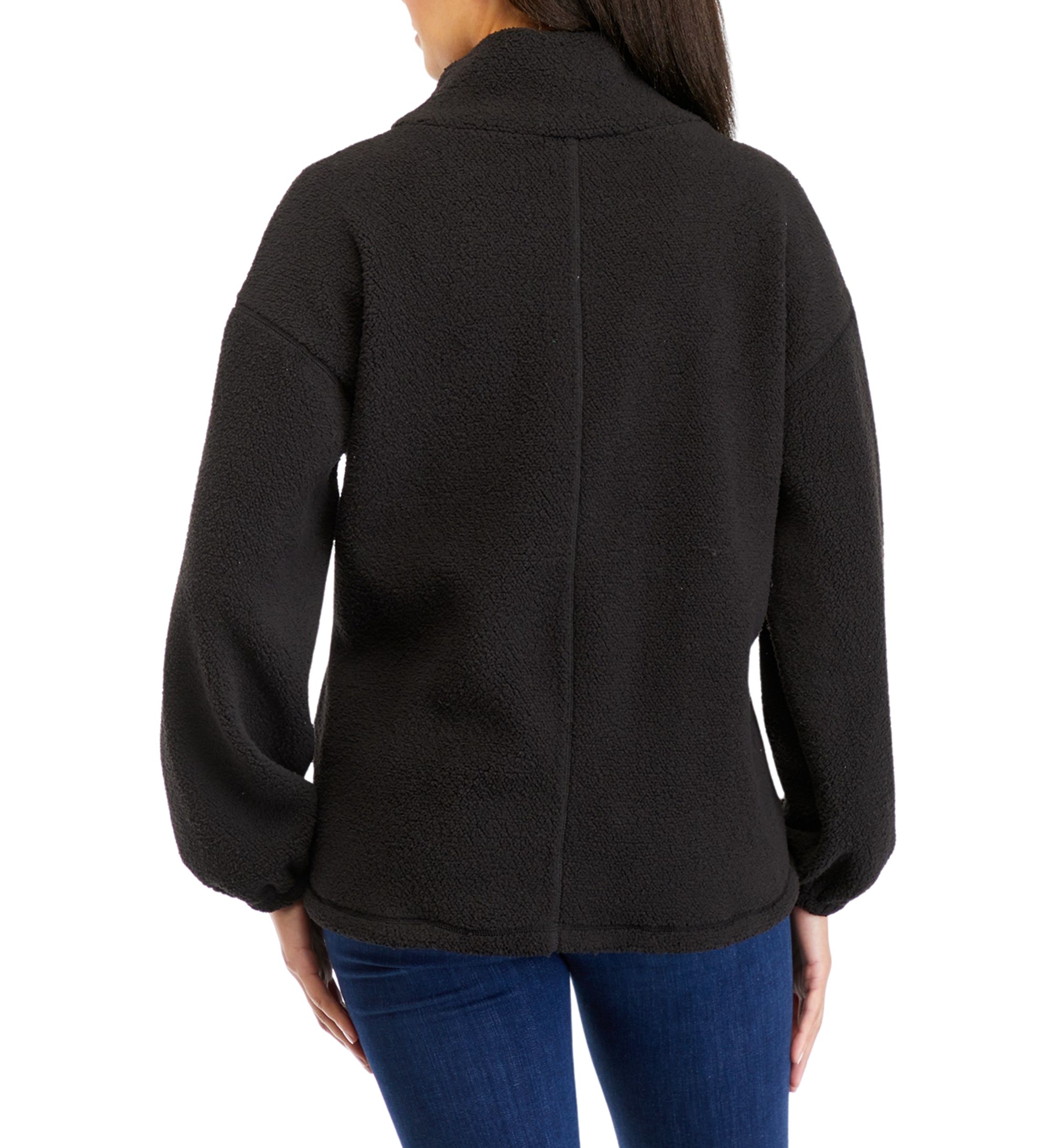 Womens Fleece Funnel Neck Sweatshirt