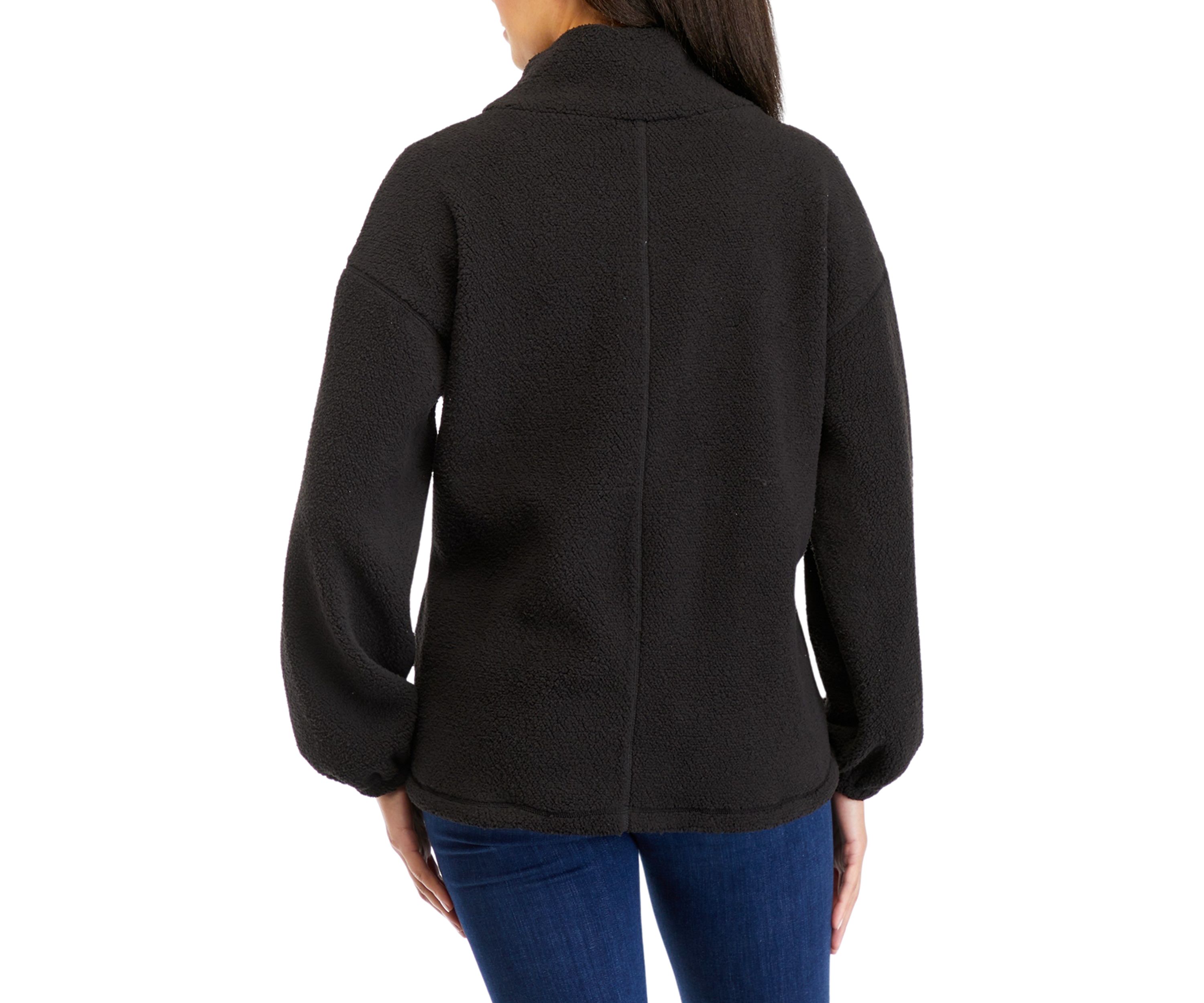 Womens Fleece Funnel Neck Sweatshirt