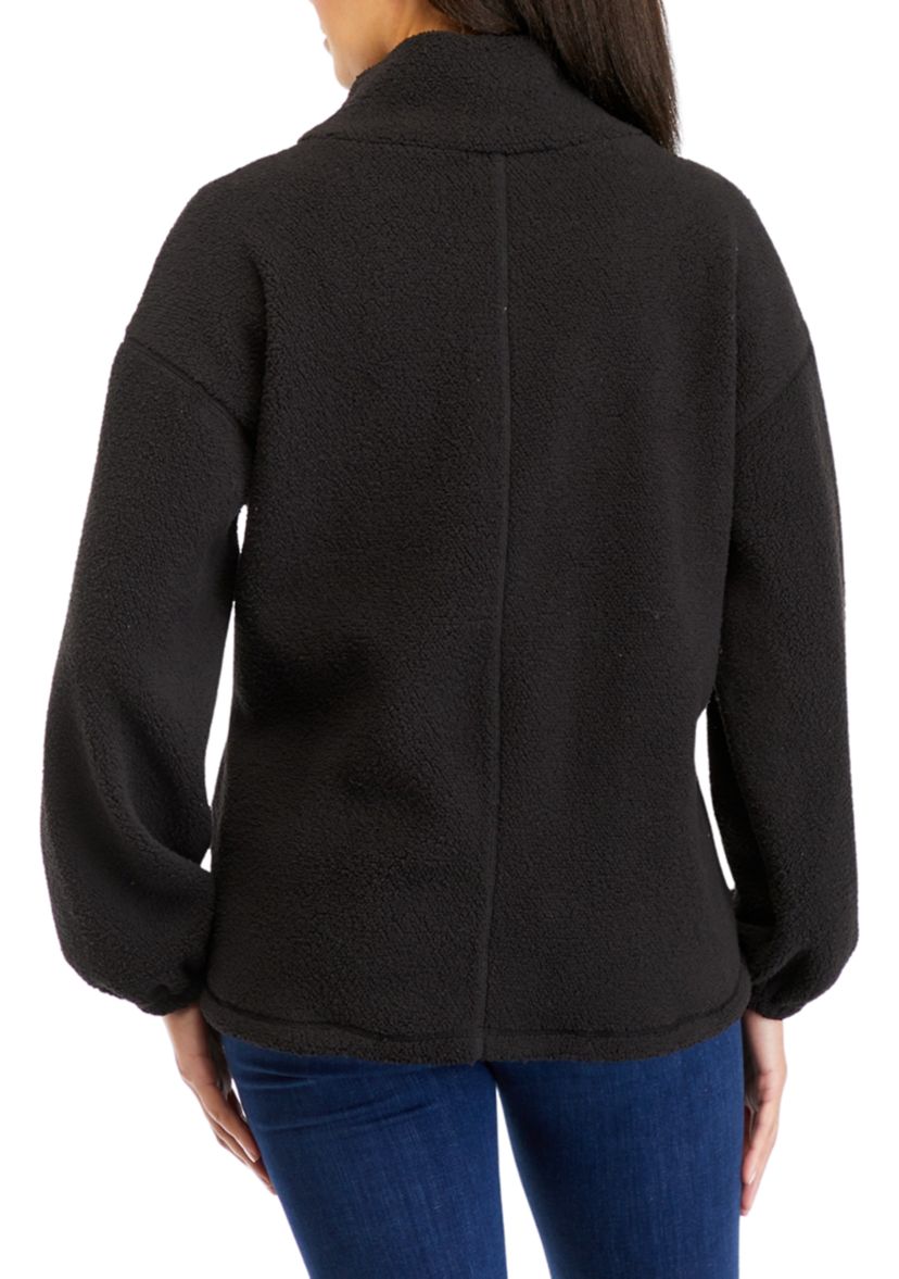 Womens Fleece Funnel Neck Sweatshirt