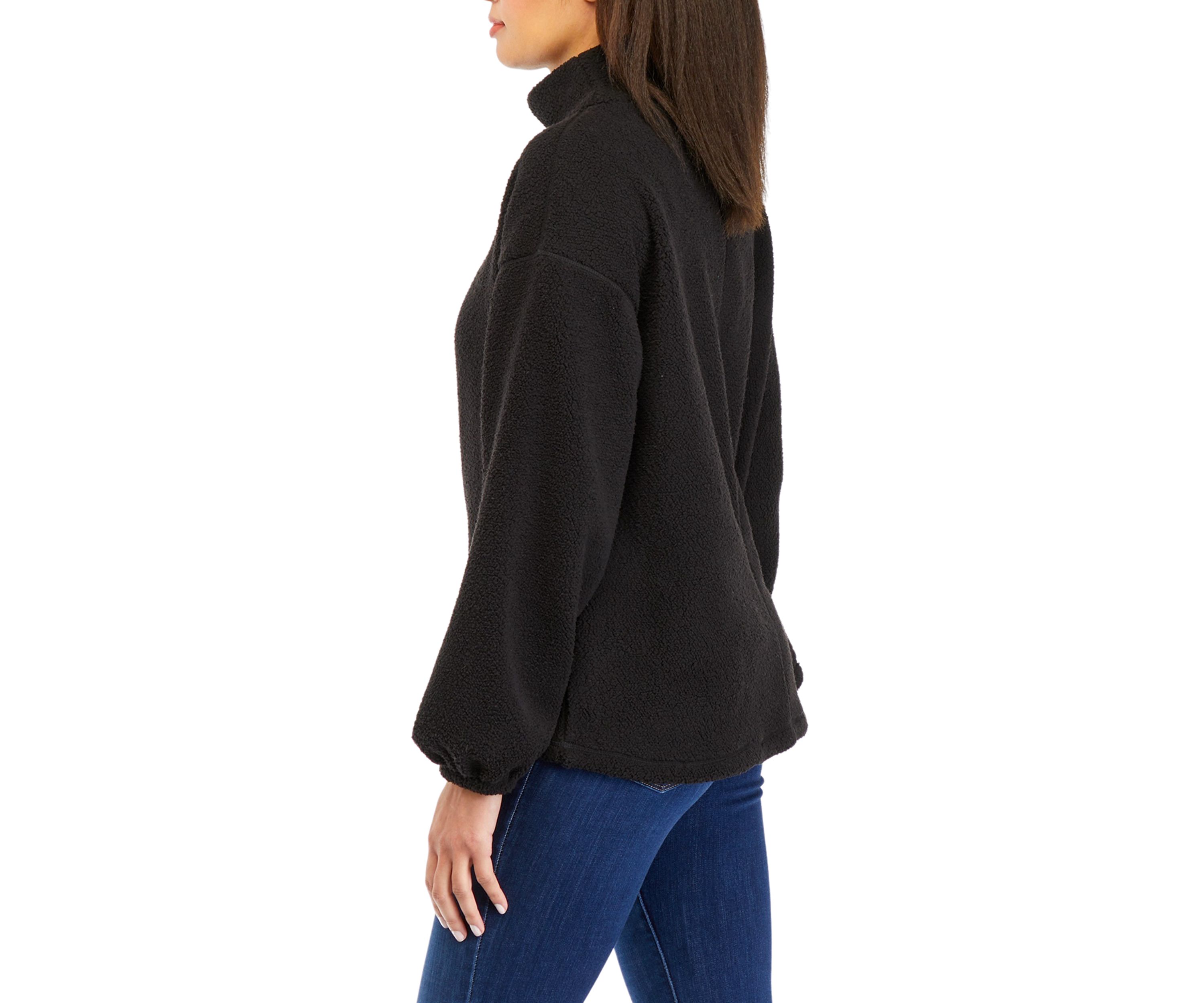 Womens Fleece Funnel Neck Sweatshirt