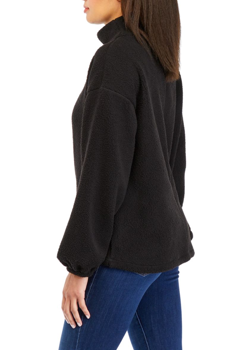 Womens Fleece Funnel Neck Sweatshirt