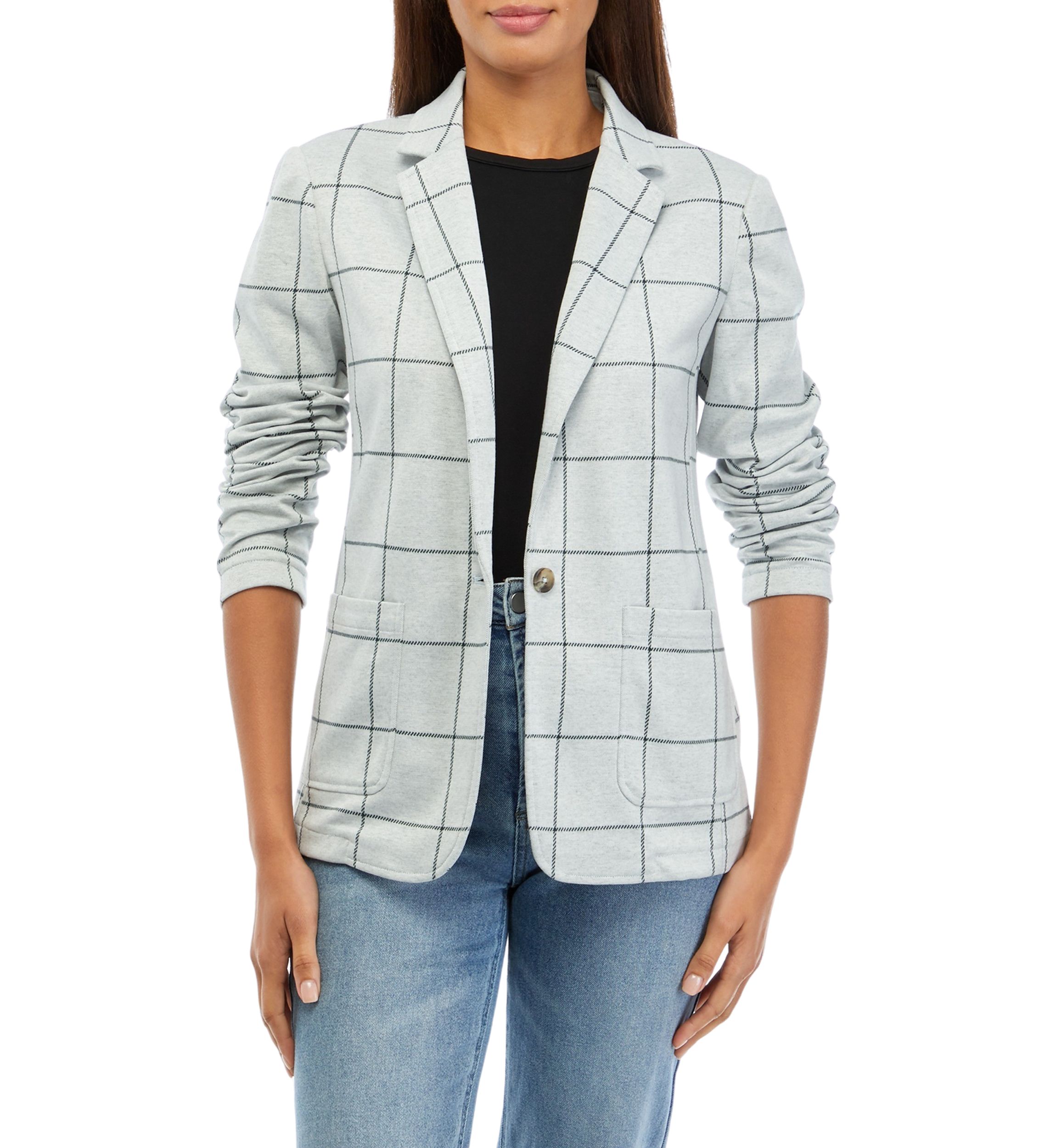 Womens Knit Blazer