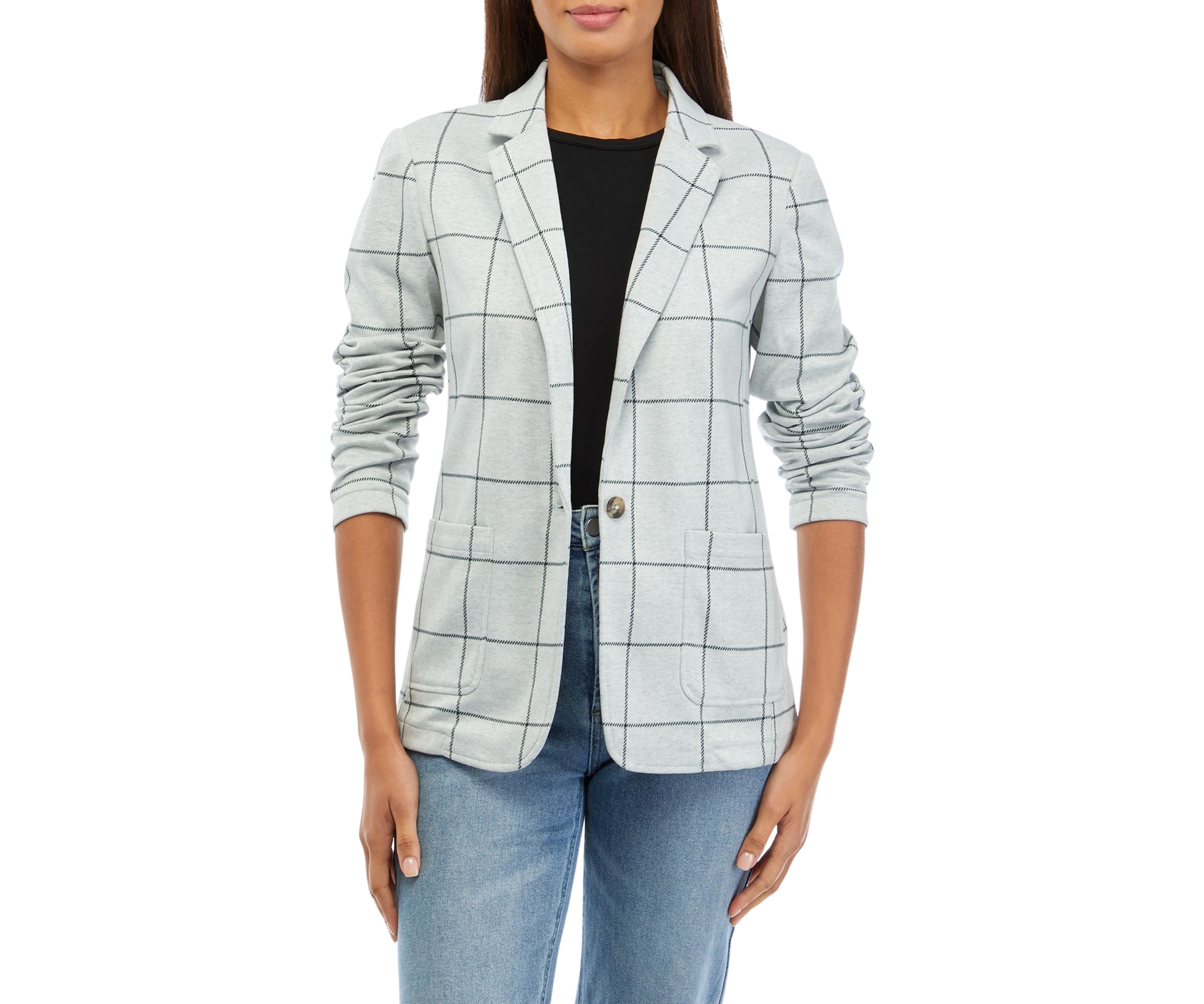Womens Knit Blazer