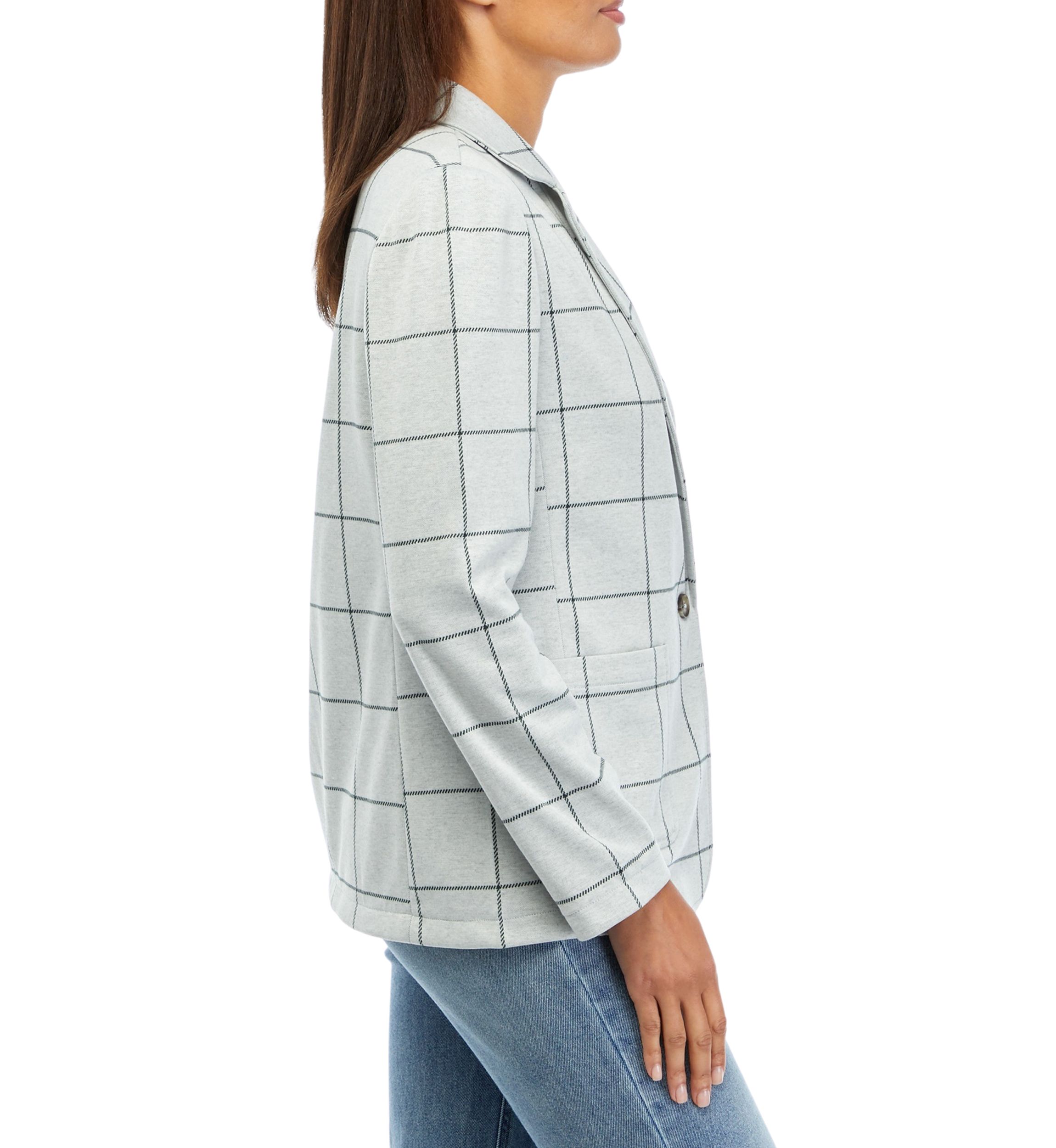 Womens Knit Blazer