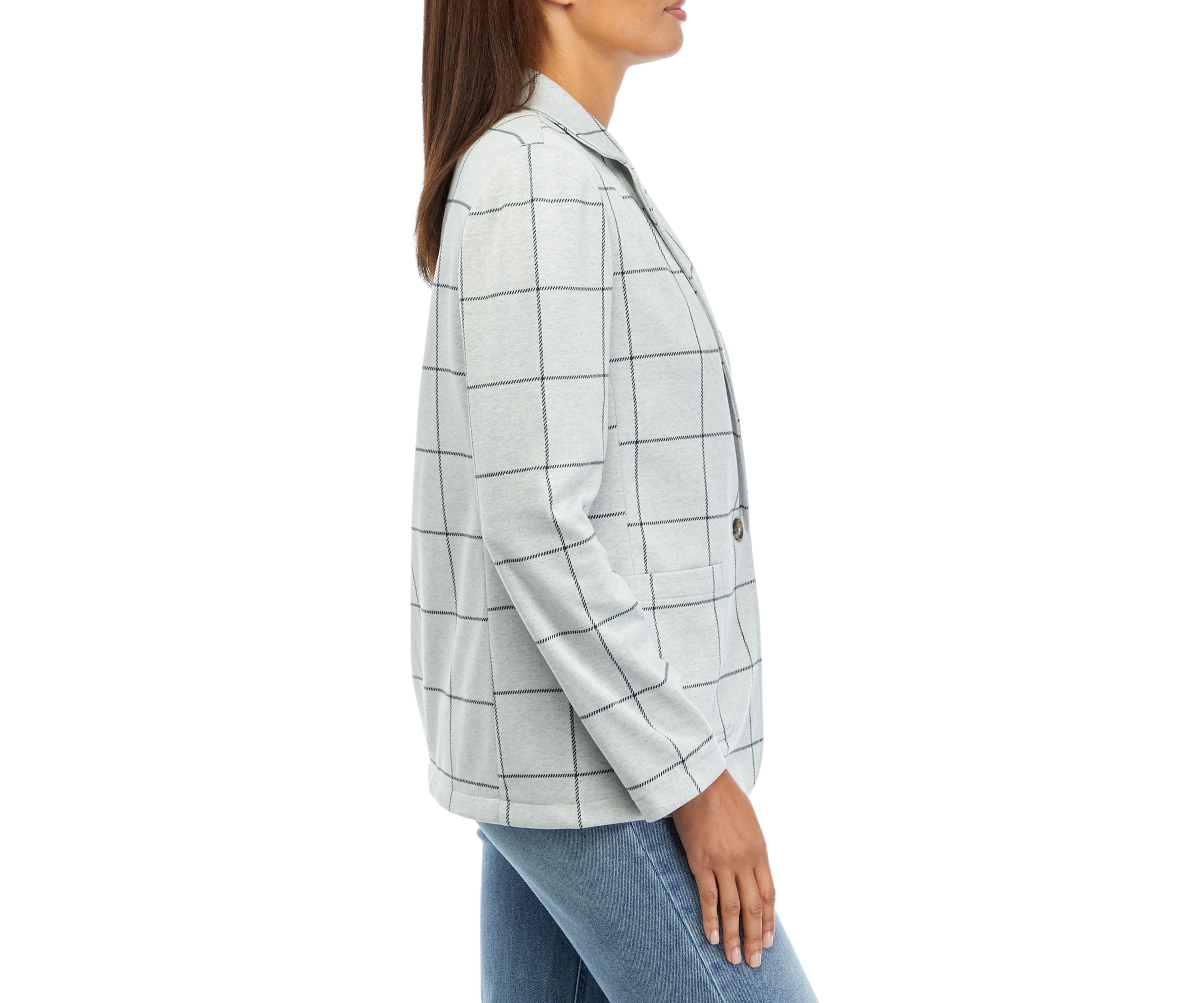 Womens Knit Blazer