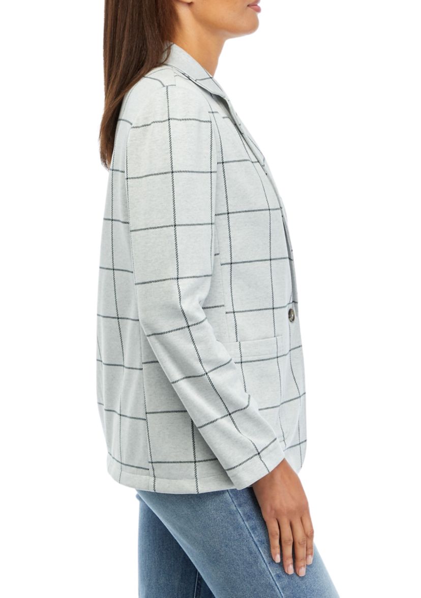 Womens Knit Blazer