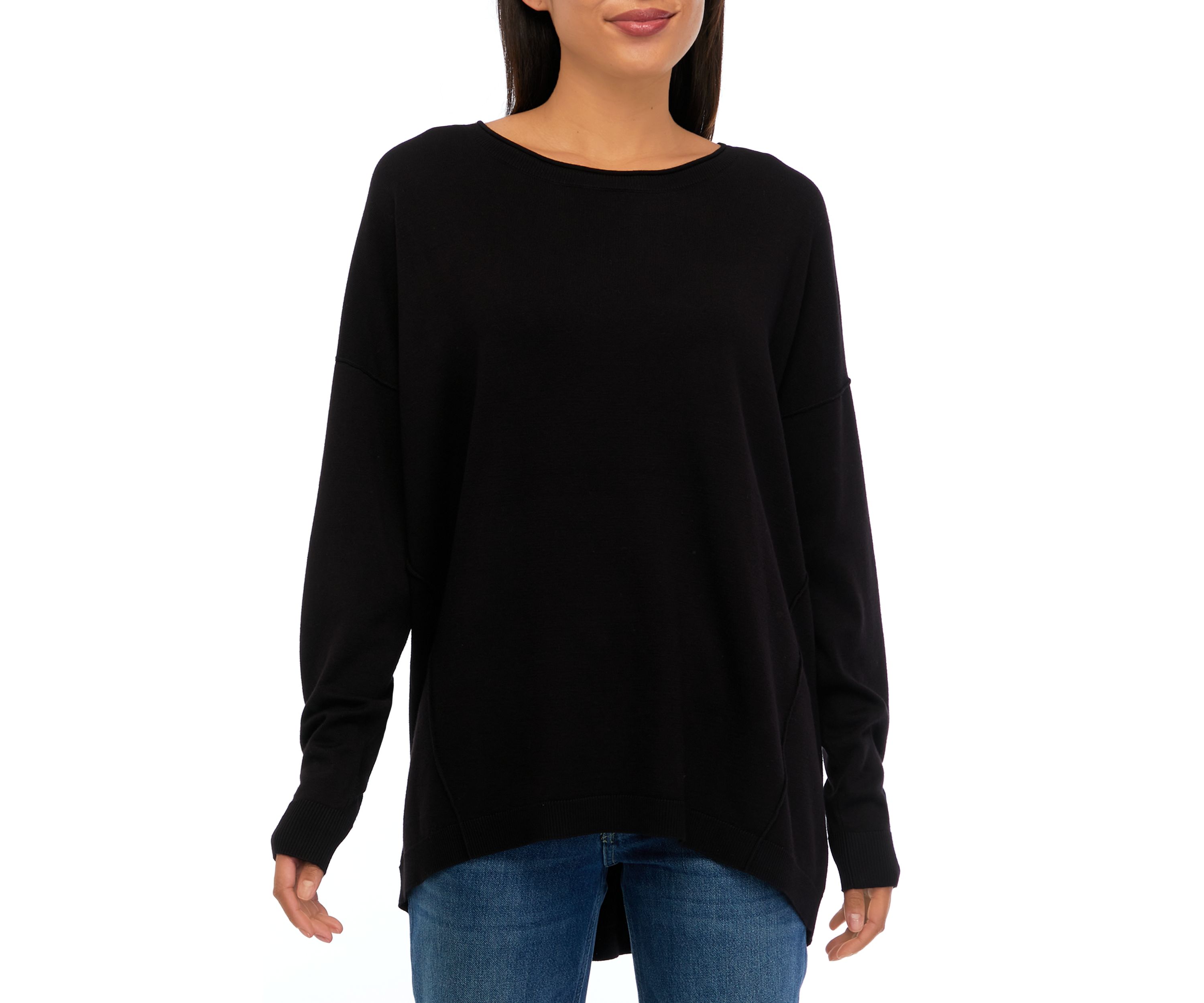 Womens Drop Shoulder Pullover 