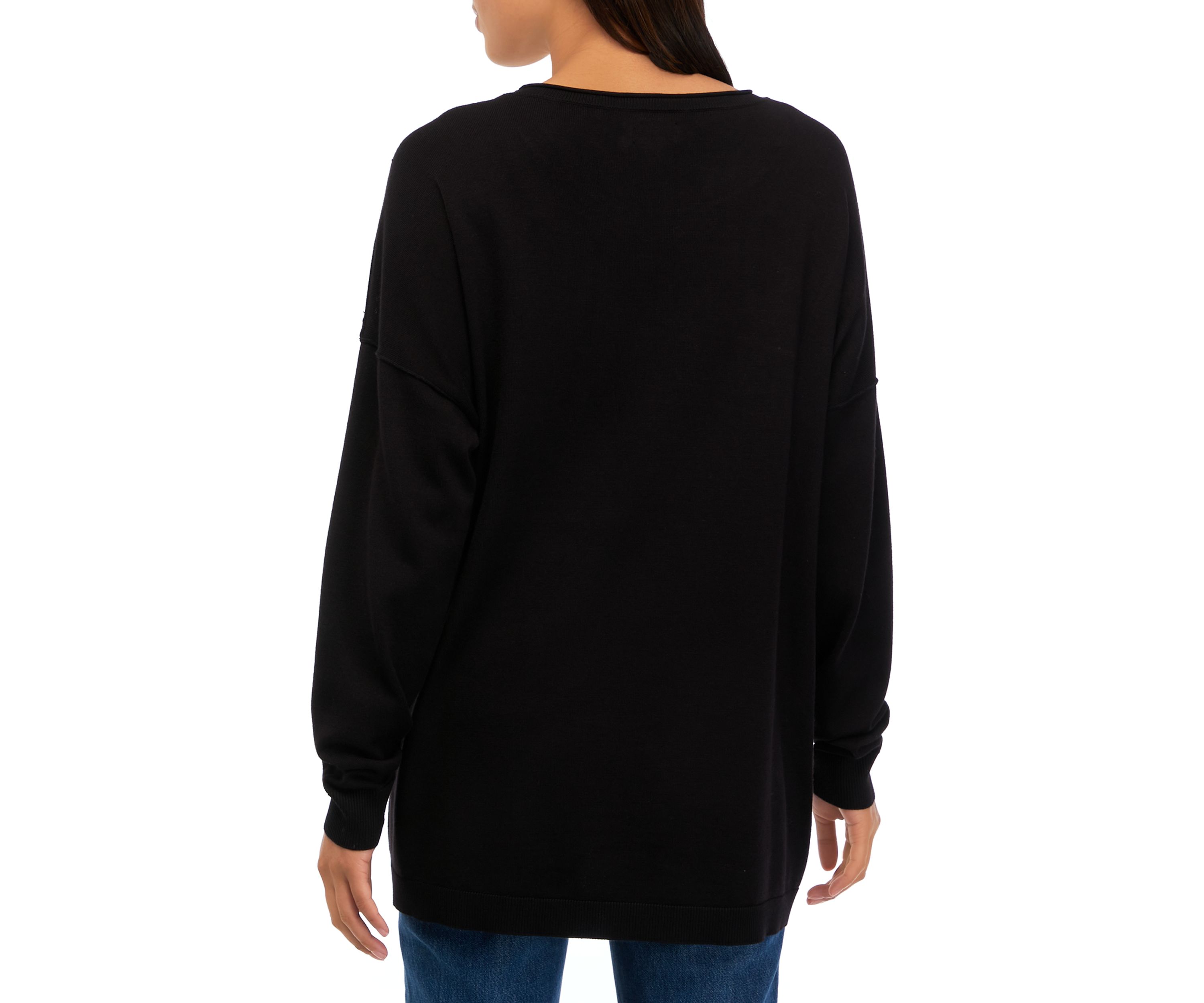 Womens Drop Shoulder Pullover 