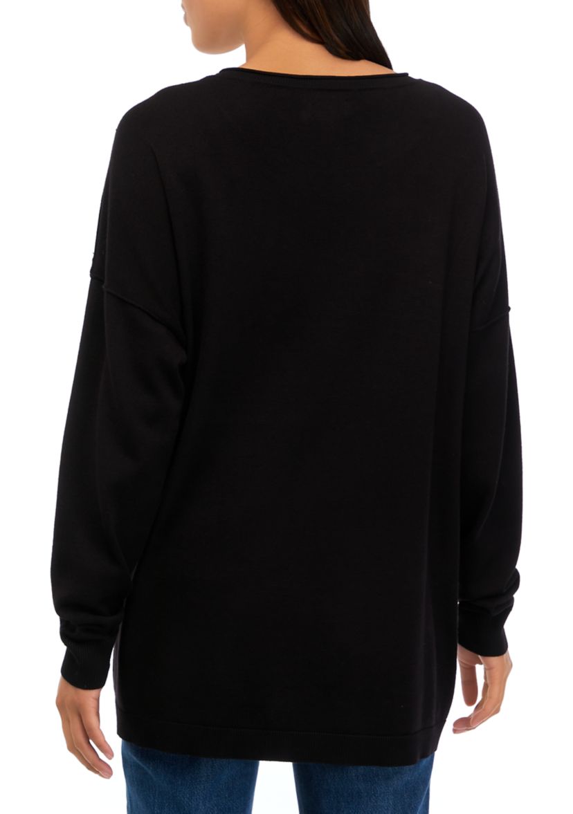 Womens Drop Shoulder Pullover 