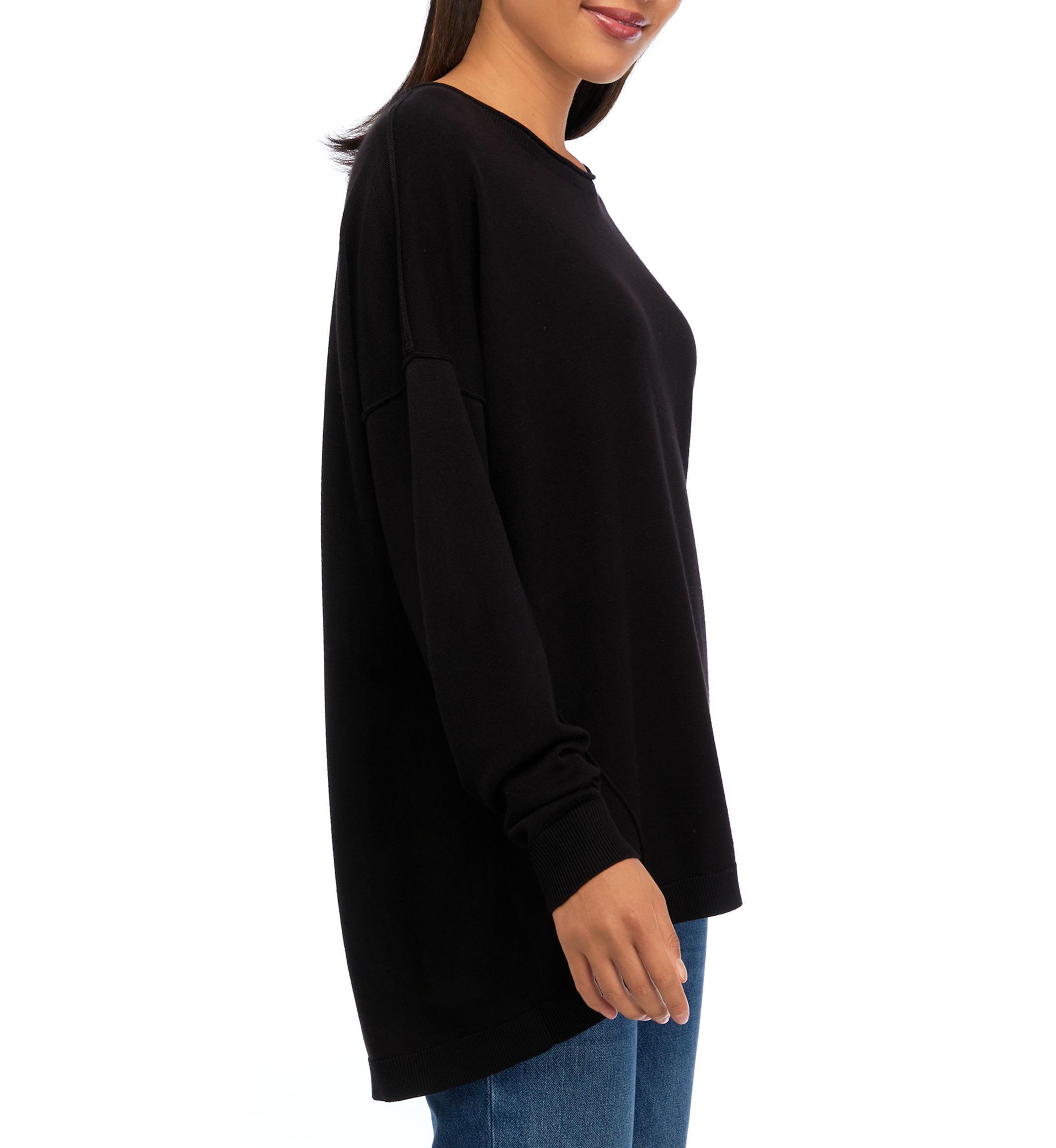 Womens Drop Shoulder Pullover 