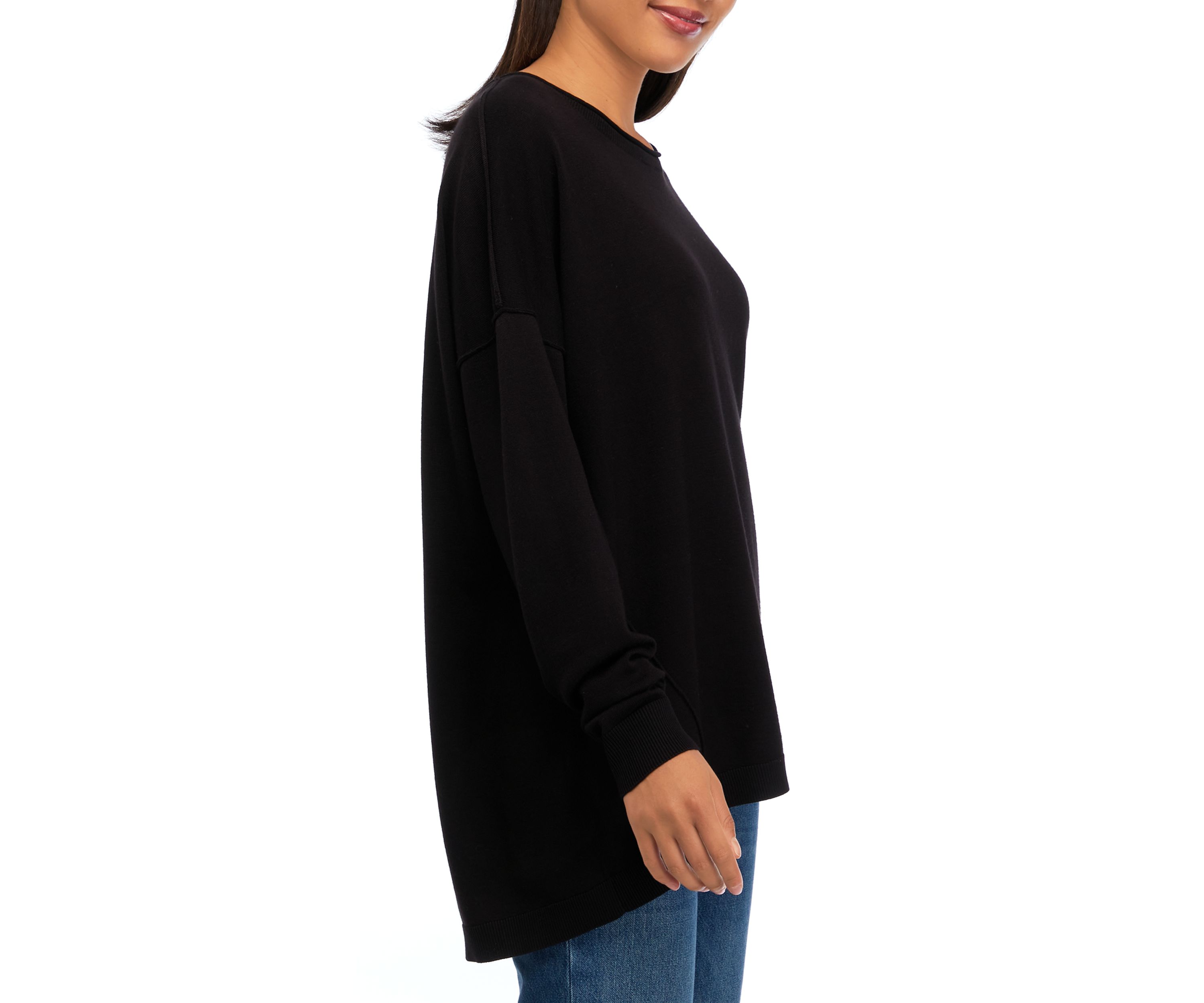 Womens Drop Shoulder Pullover 