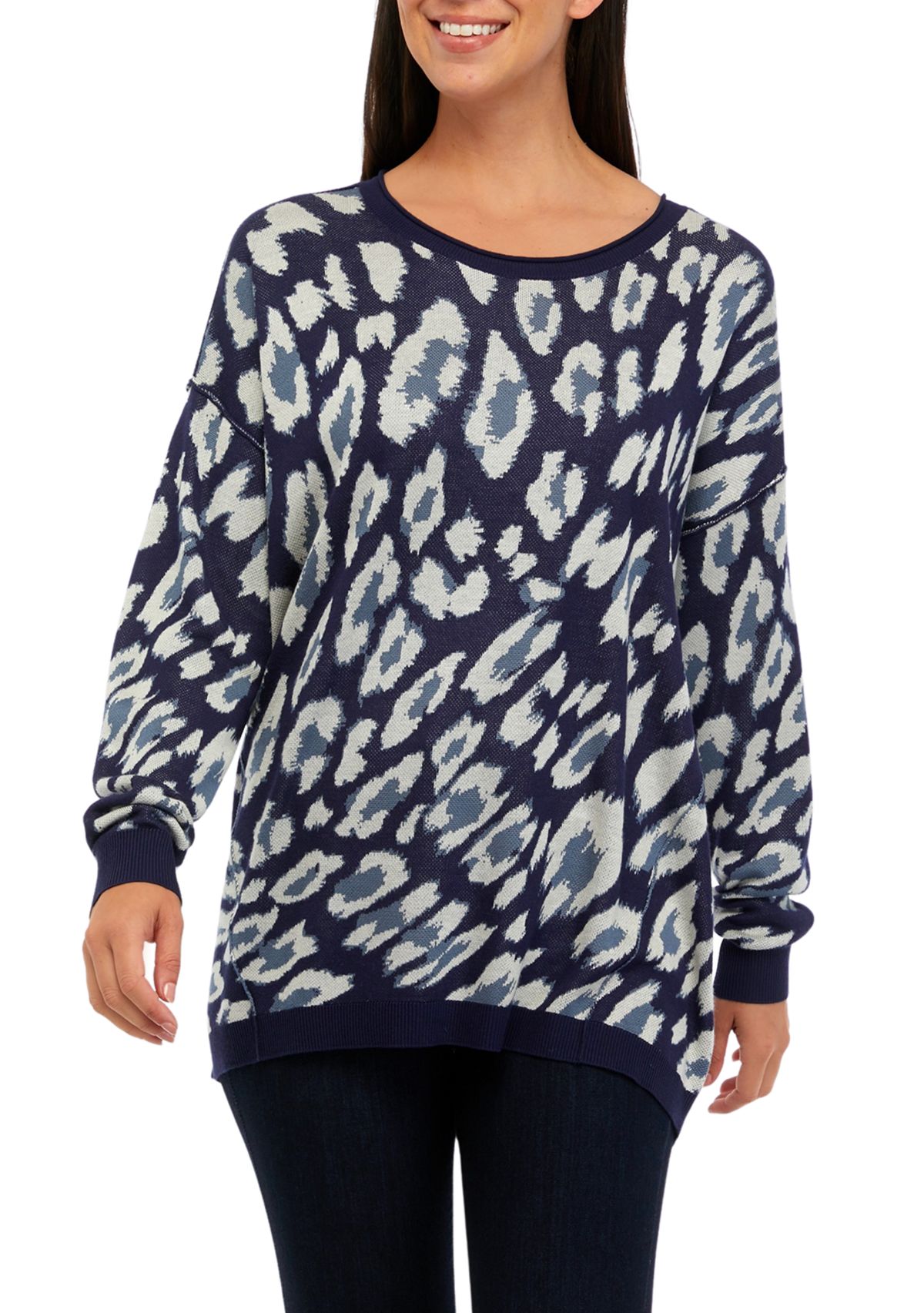 Womens Printed Pullover