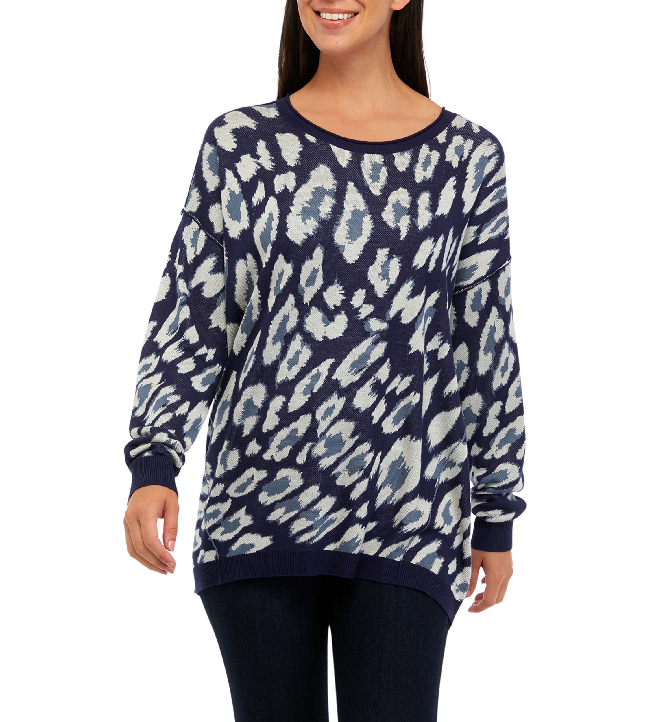Womens Printed Pullover