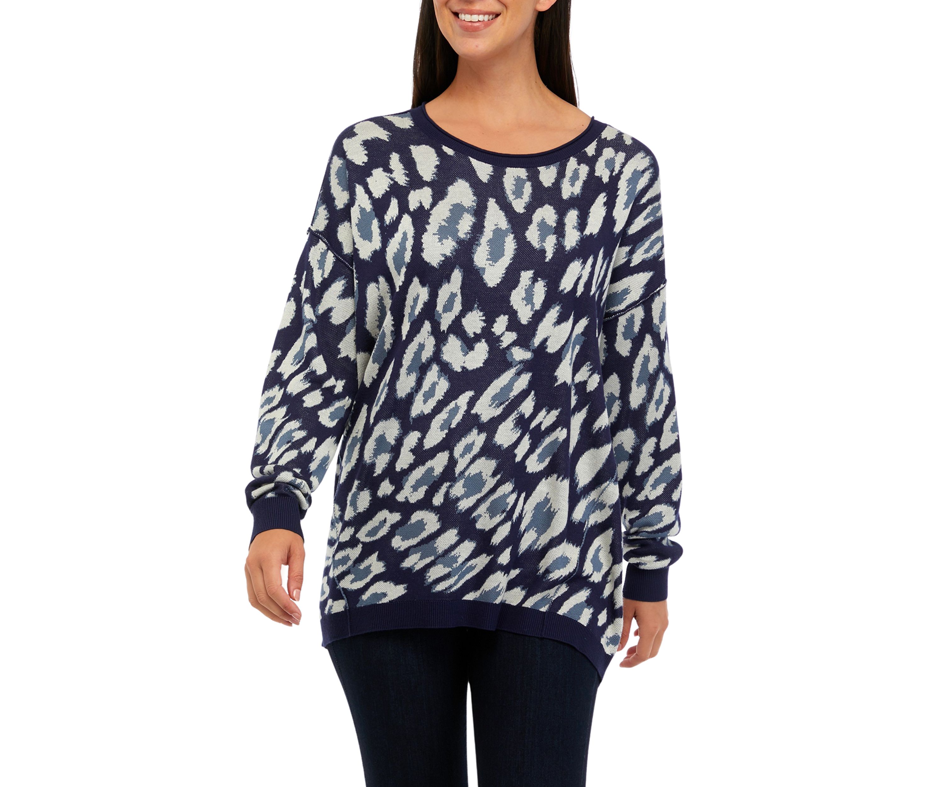 Womens Printed Pullover