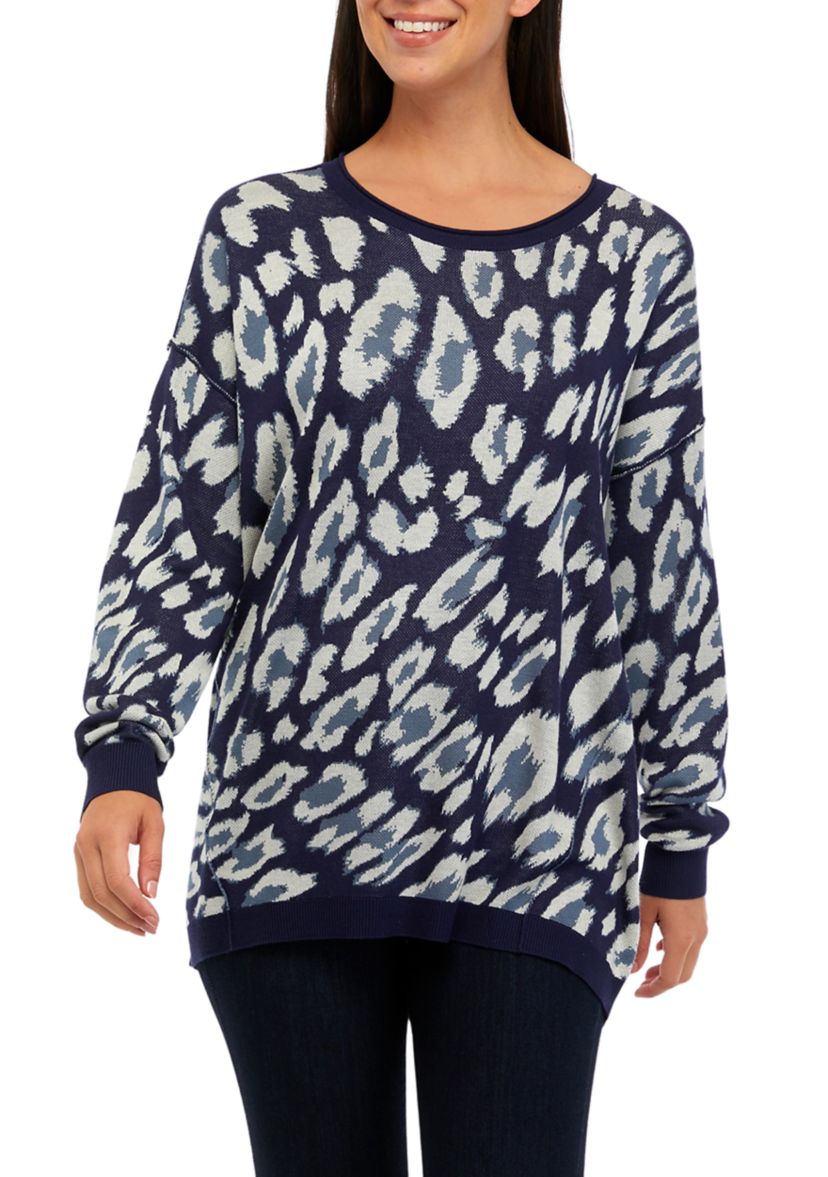 Womens Printed Pullover