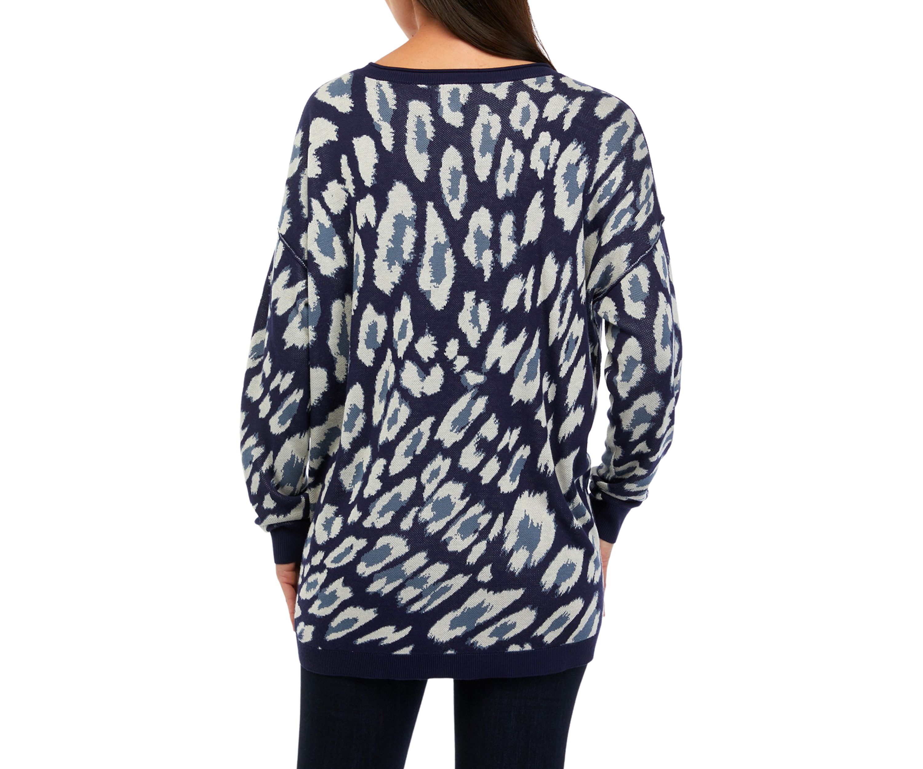 Womens Printed Pullover