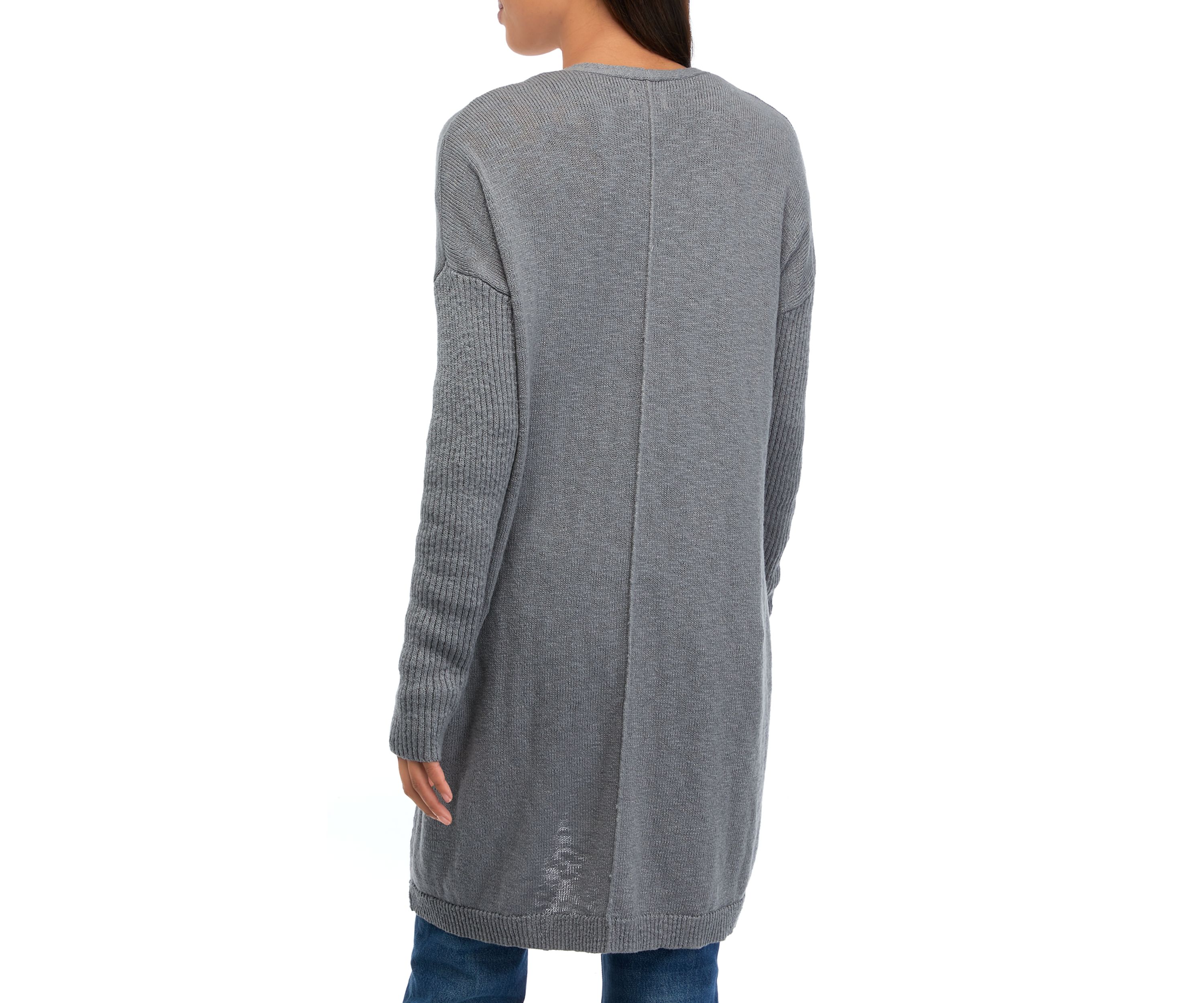 Womens Drop Shoulder Cardigan 