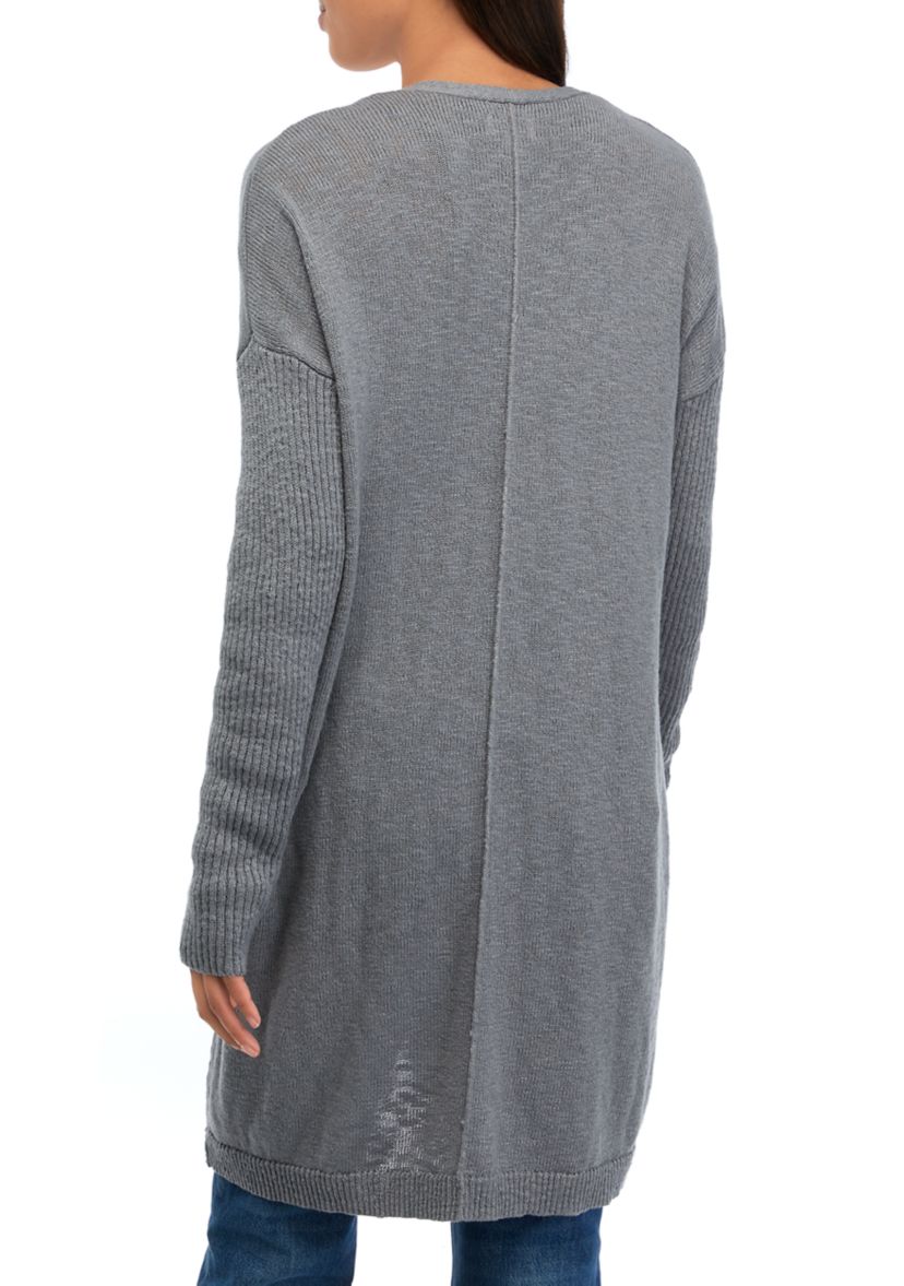 Womens Drop Shoulder Cardigan 