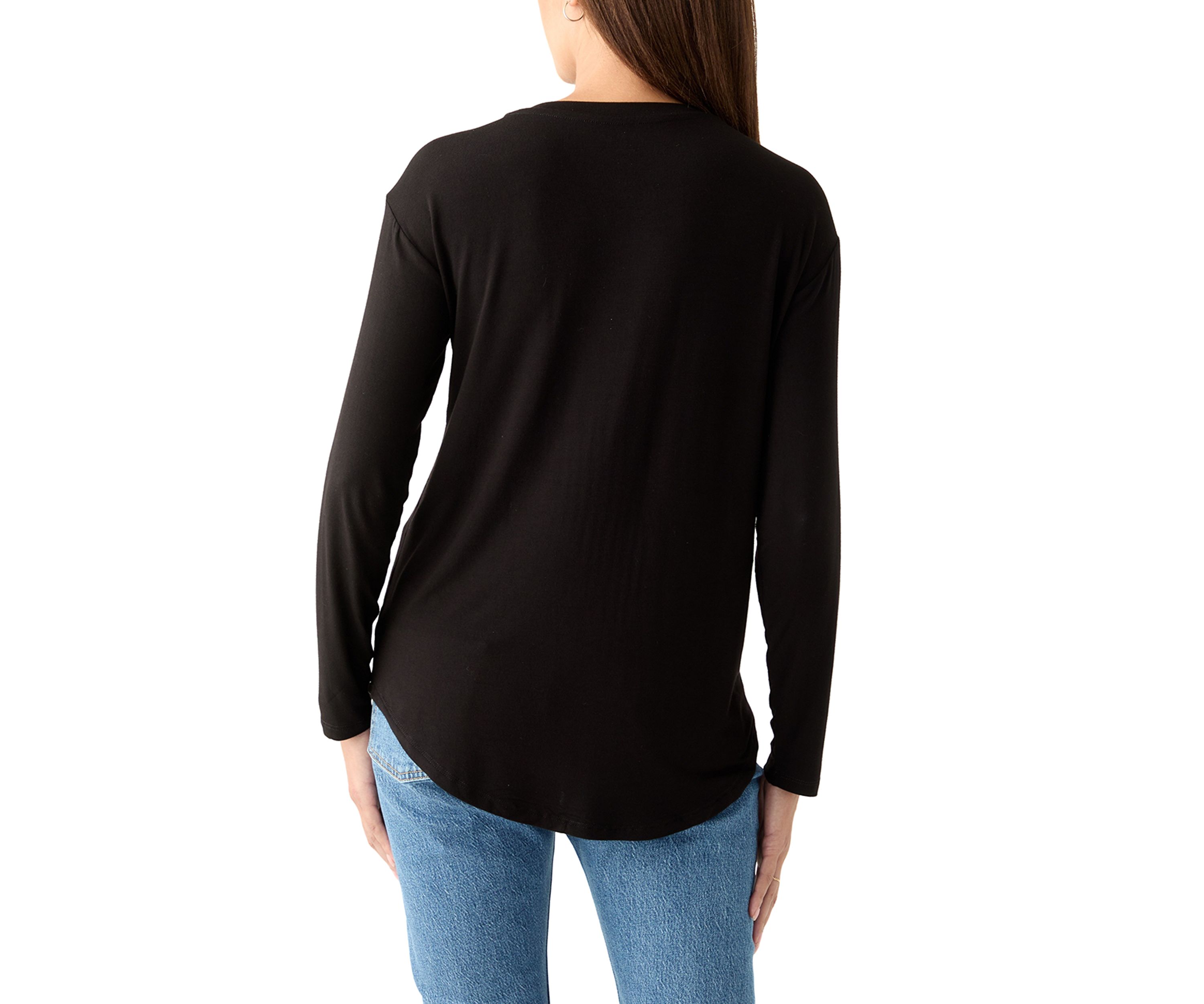 Womens Long Sleeve Luxe T-Shirt