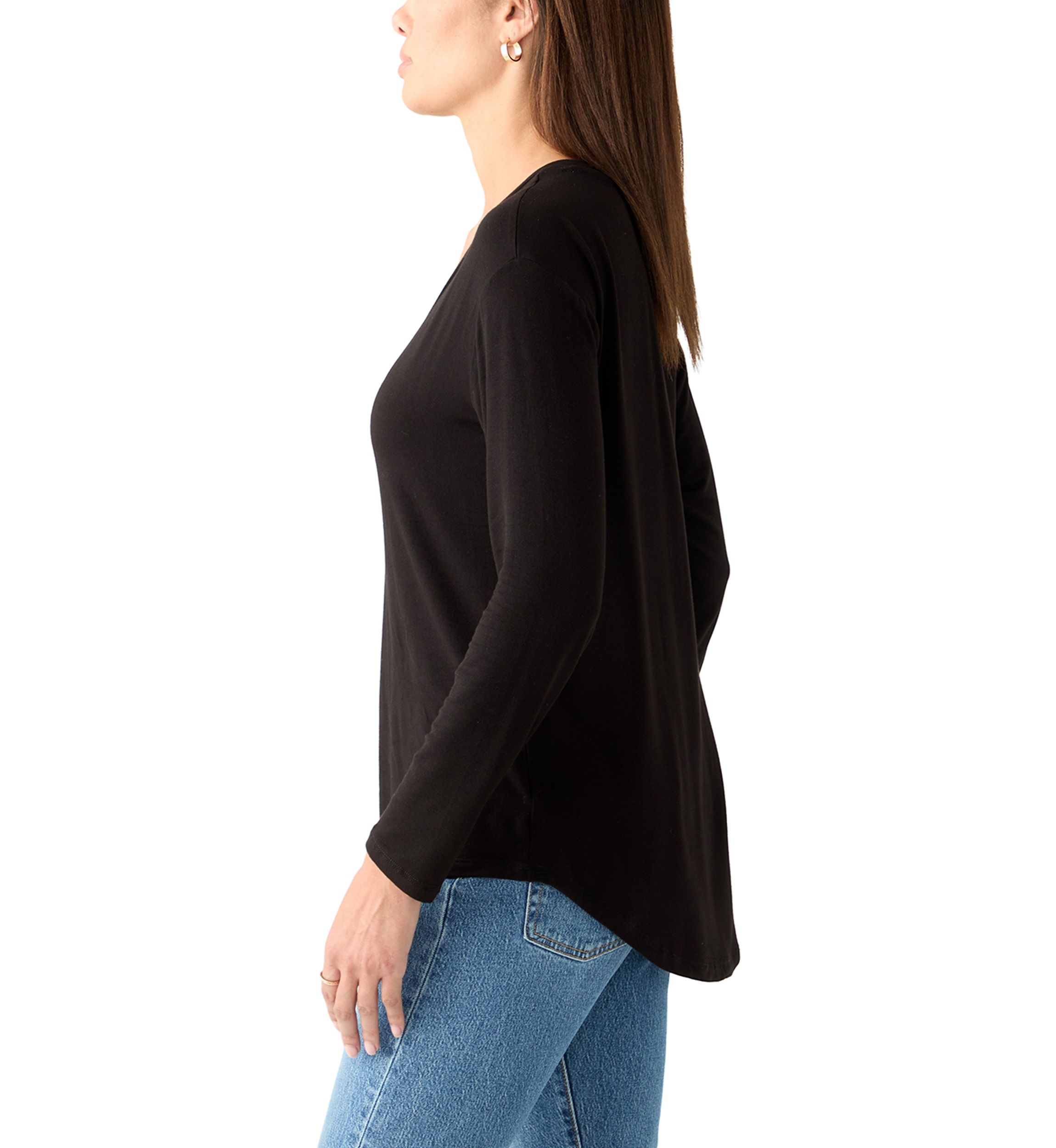 Womens Long Sleeve Luxe T-Shirt