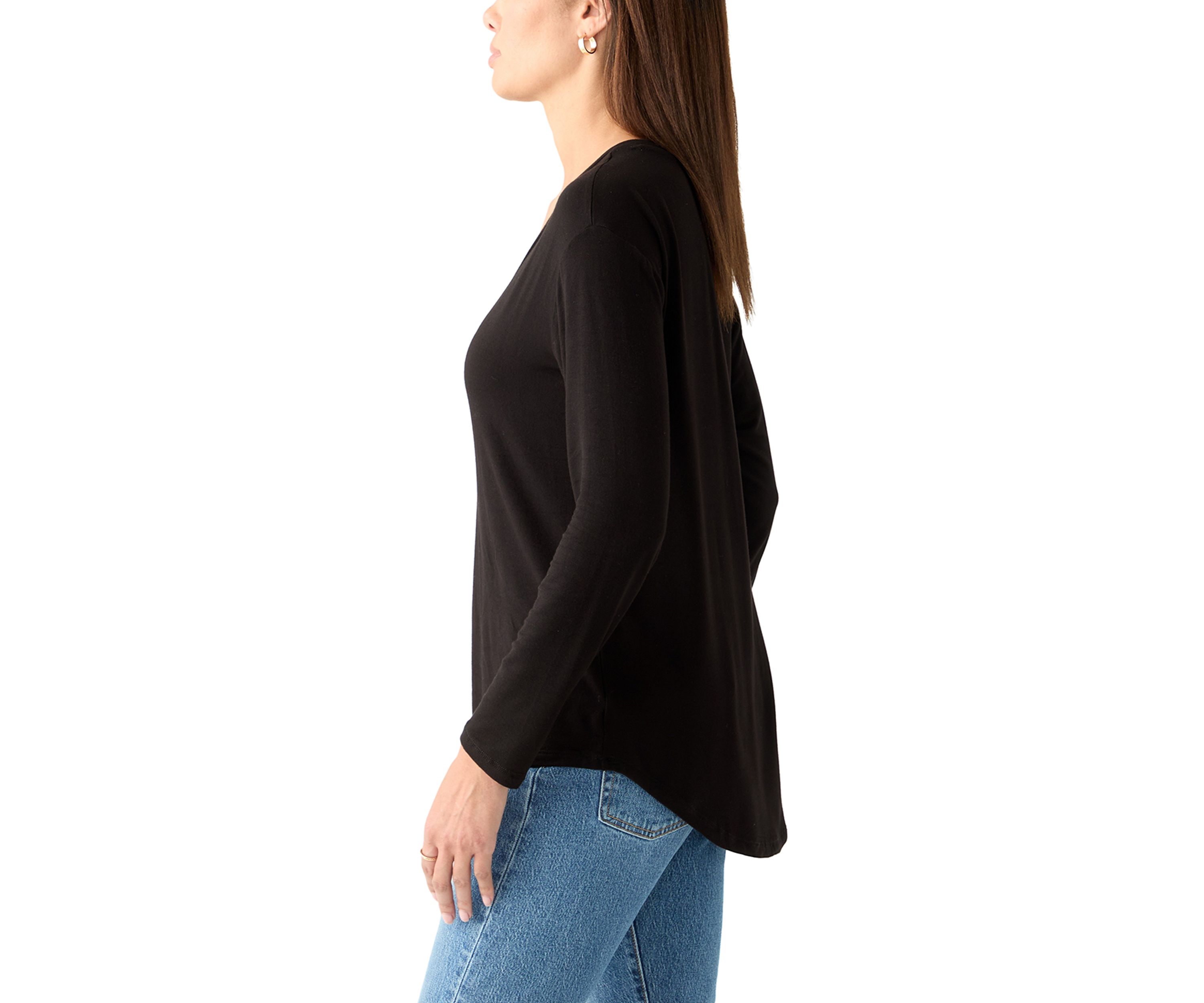 Womens Long Sleeve Luxe T-Shirt