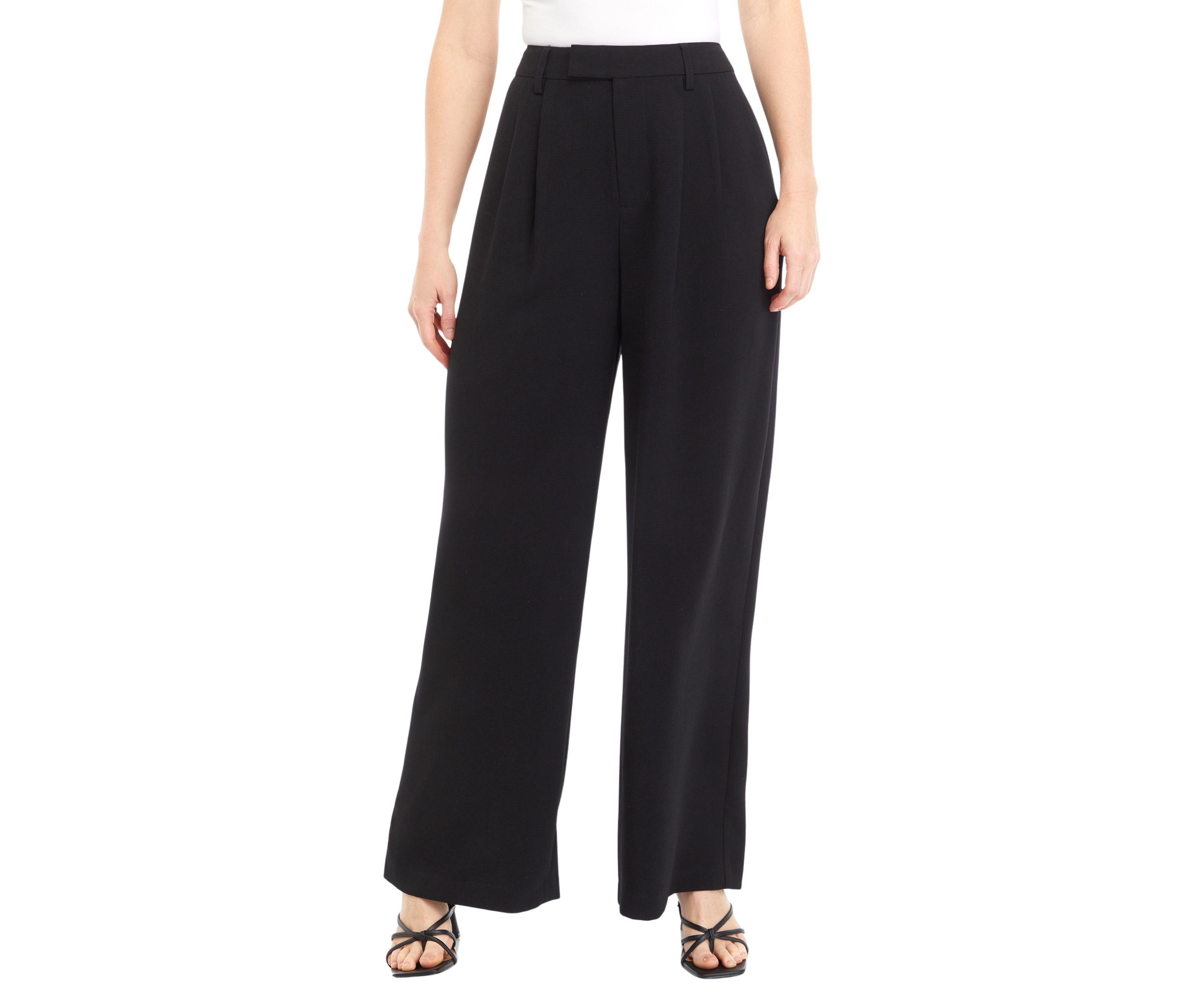 Womens High Rise Extended Tab Trousers