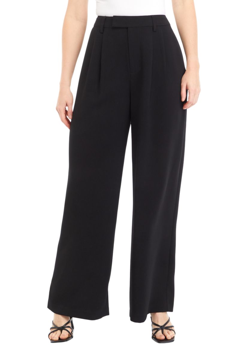 Womens High Rise Extended Tab Trousers