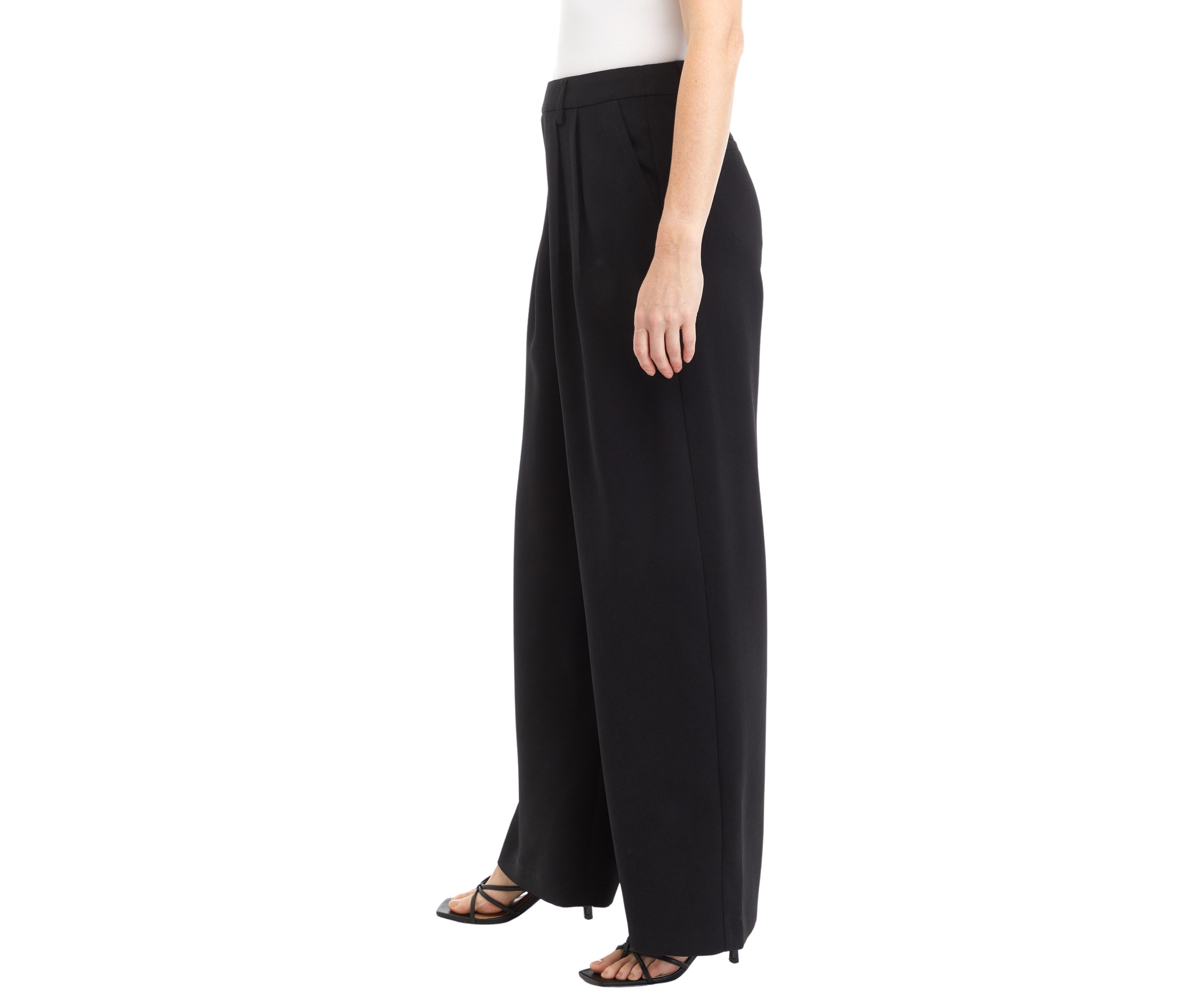 Womens High Rise Extended Tab Trousers