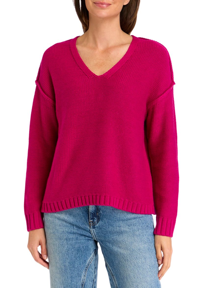 Womens Essential V-Neck Sweater