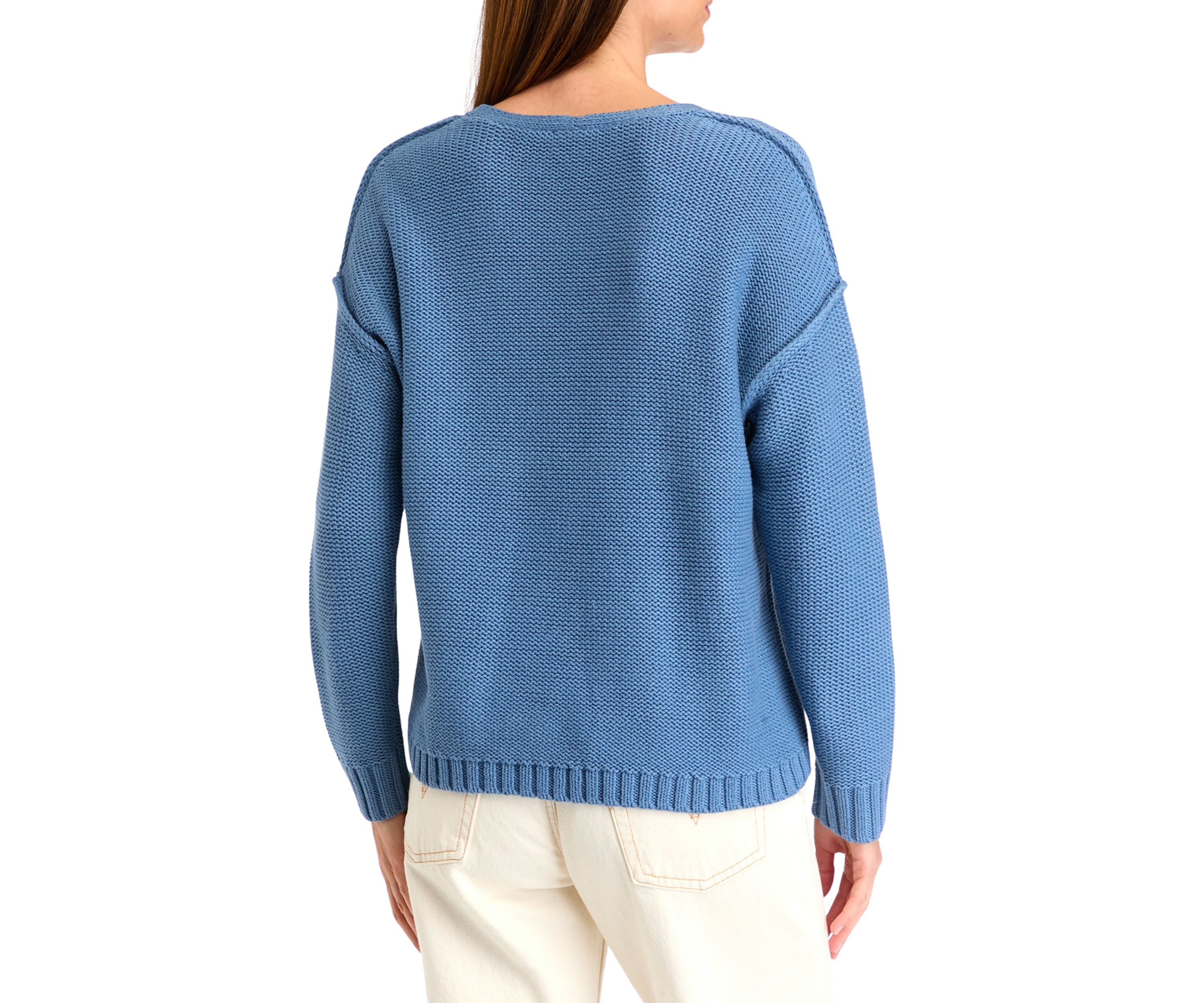 Womens Essential V-Neck Sweater
