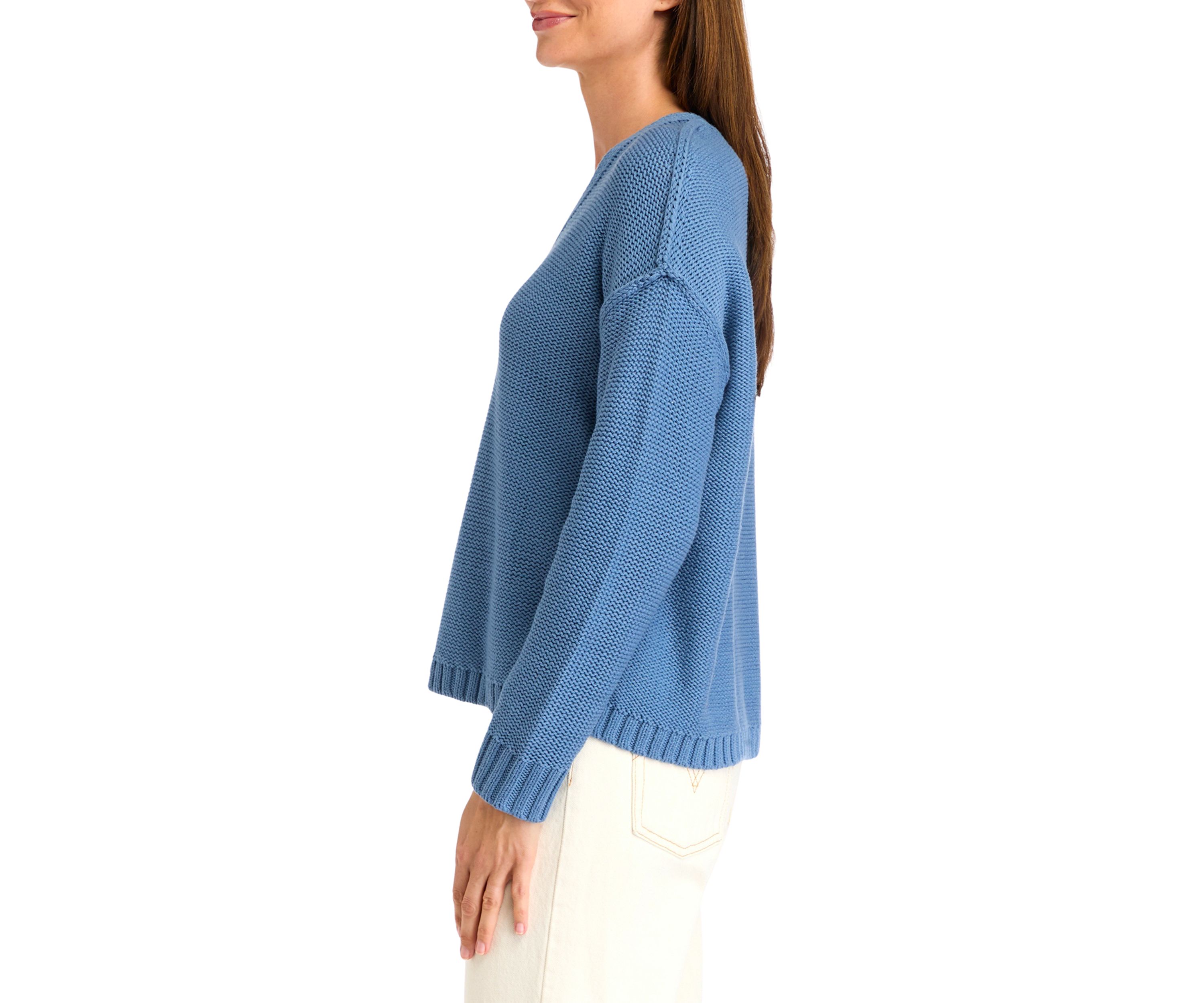 Womens Essential V-Neck Sweater