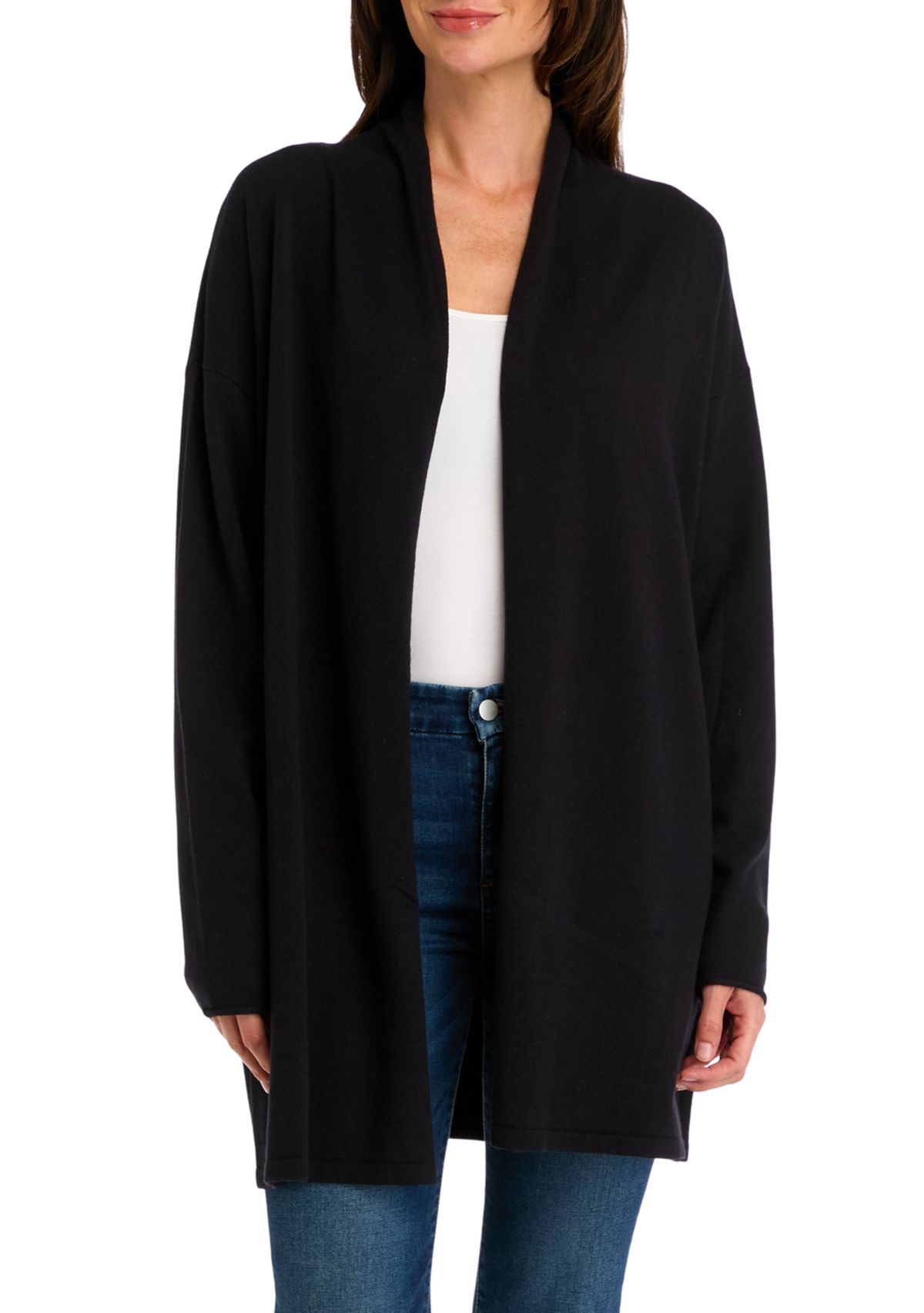 Womens Drape Front Cardigan