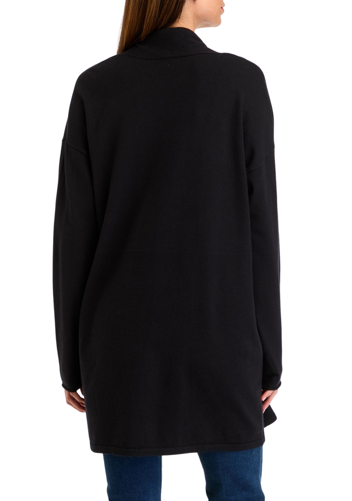 Womens Drape Front Cardigan