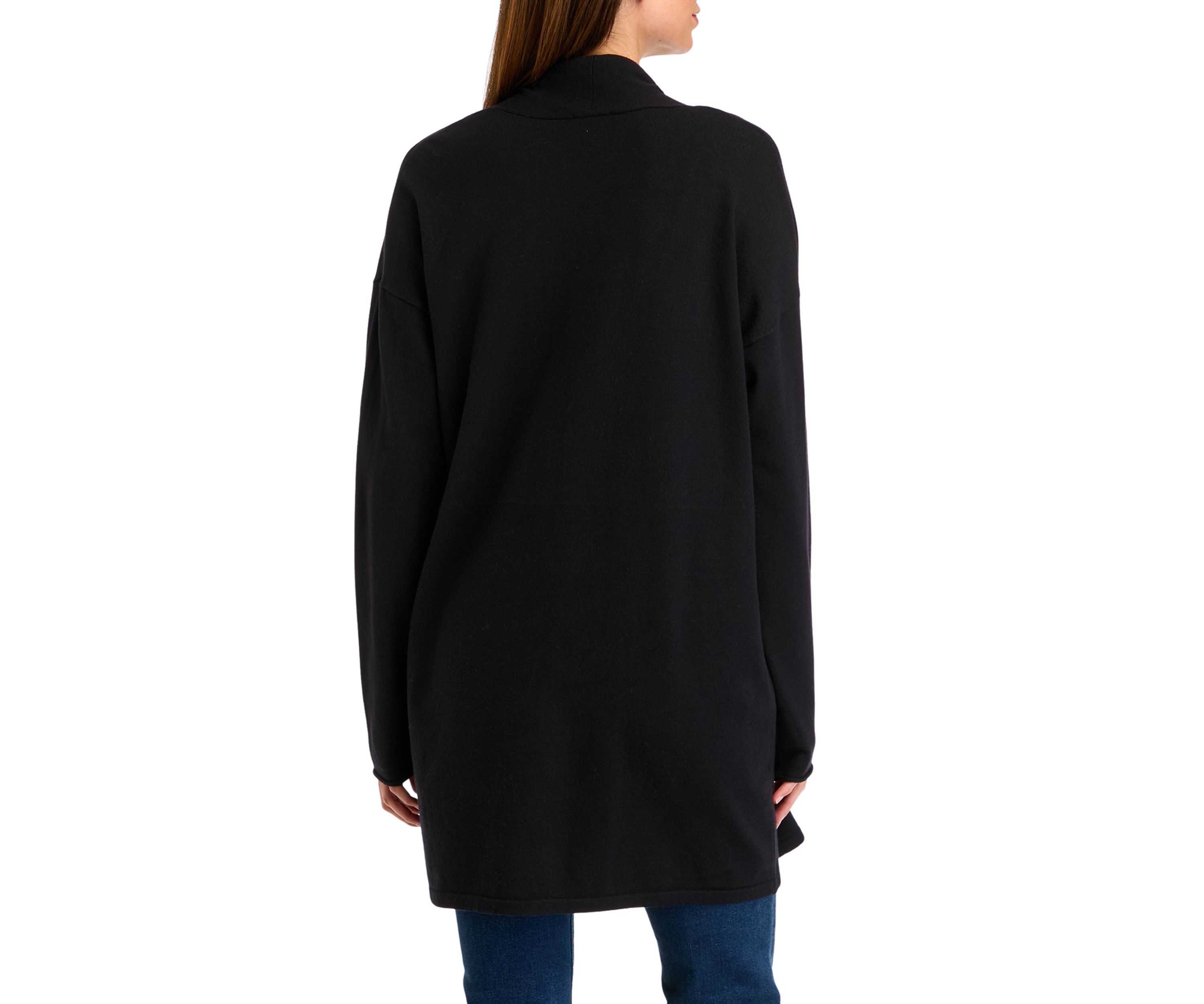 Womens Drape Front Cardigan