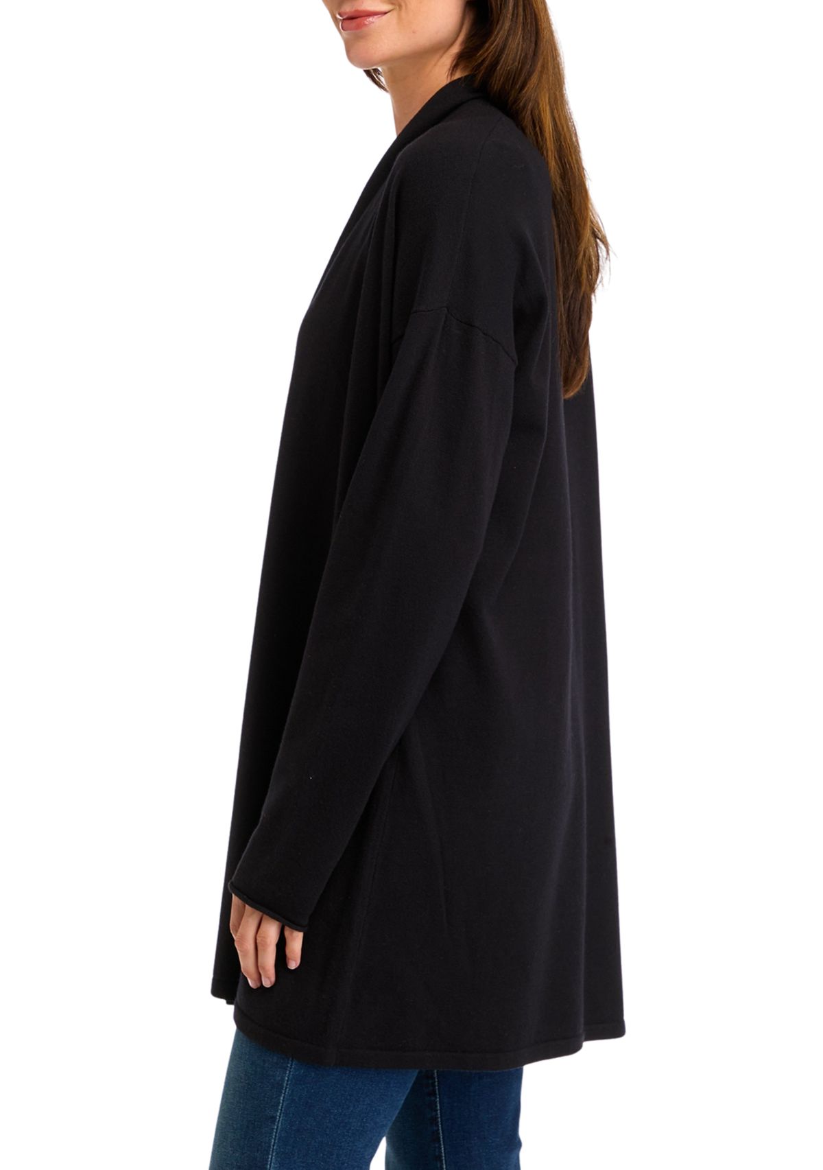 Womens Drape Front Cardigan