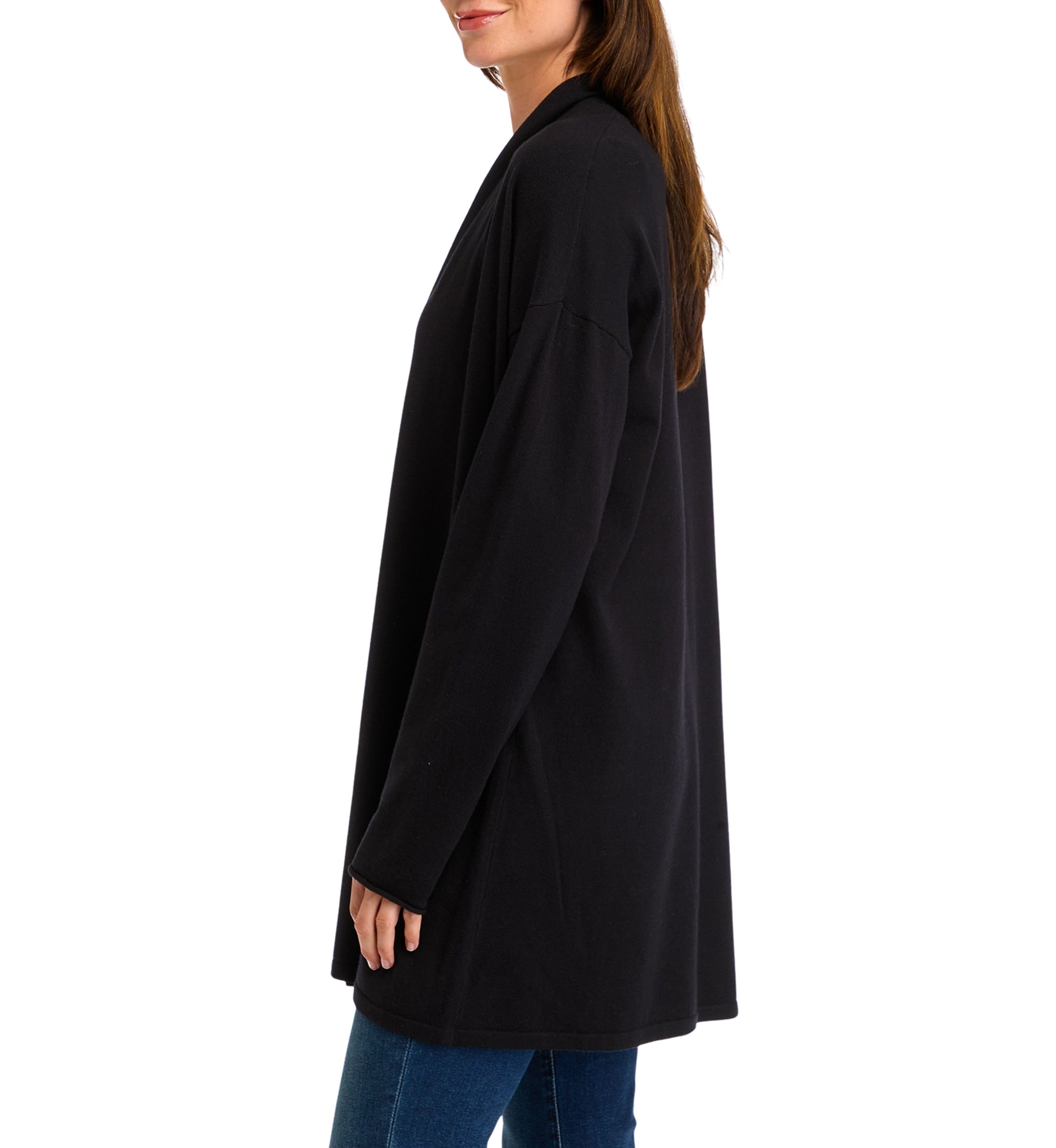 Womens Drape Front Cardigan